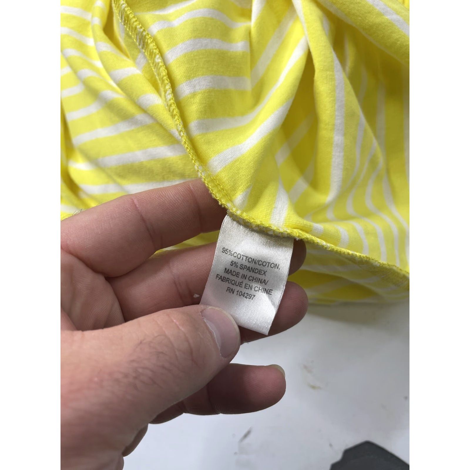 MILLY Milly Womens Dress Petite P Halter Yellow Striped Empire Waist Knee Length Sleeveless Short Multicolor Cotton Blend Sheath Casual Size S / US 4 / IT 40 - 7 Thumbnail