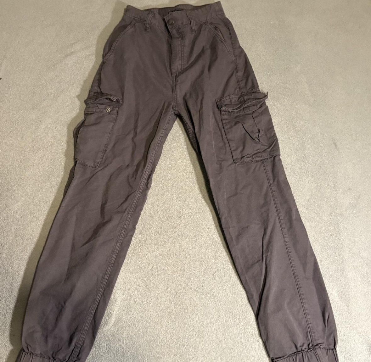 Abercrombie & Fitch Vintage Abercrombie & Fitch Grey Joggers XS Size 26" / US 2 / IT 38 - 1 Thumbnail