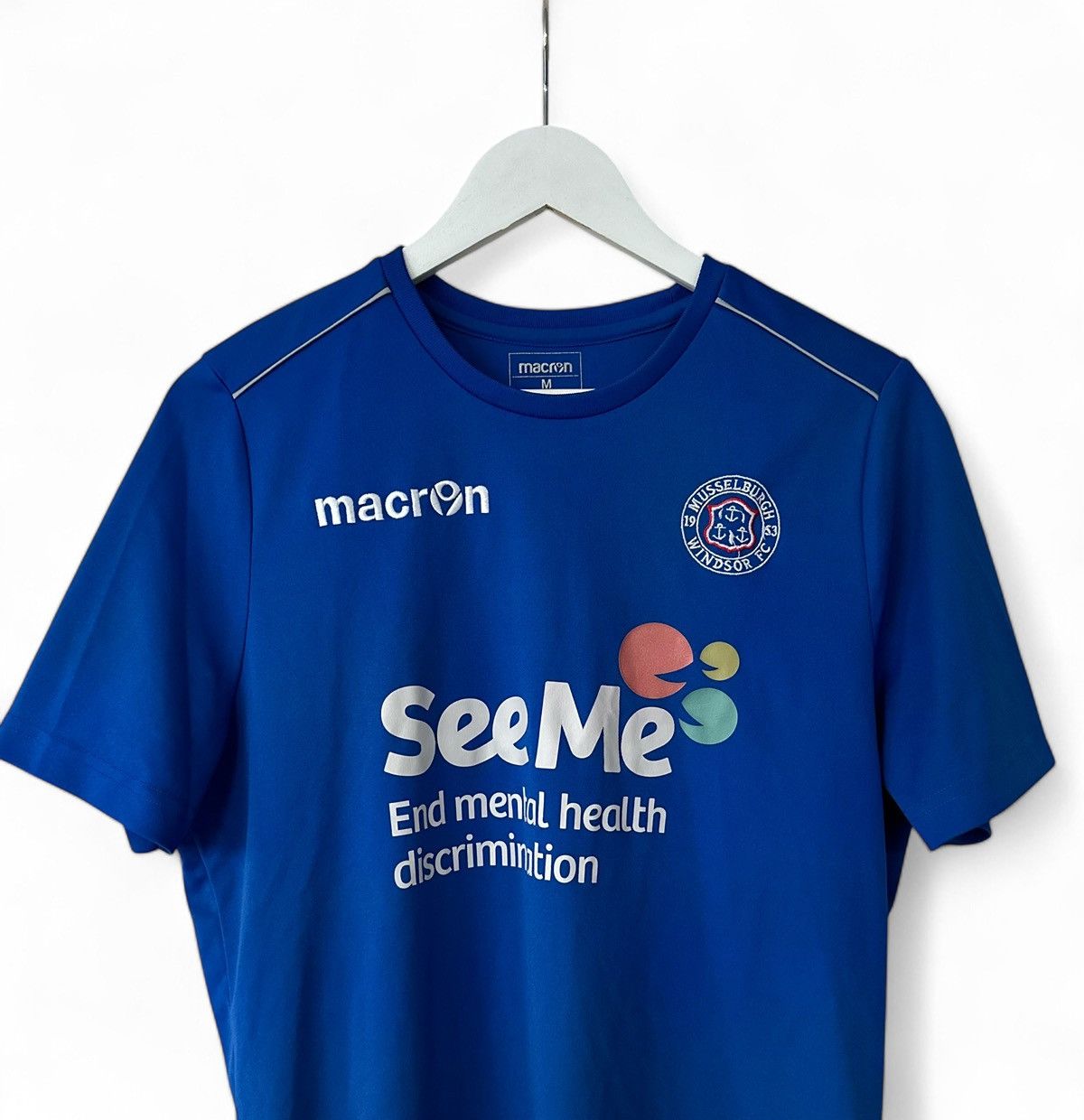 Macron × Vintage Musselburgh Windsor Scotland Home Football Shirt Macron M Size US M / EU 48-50 / 2 - 3 Thumbnail