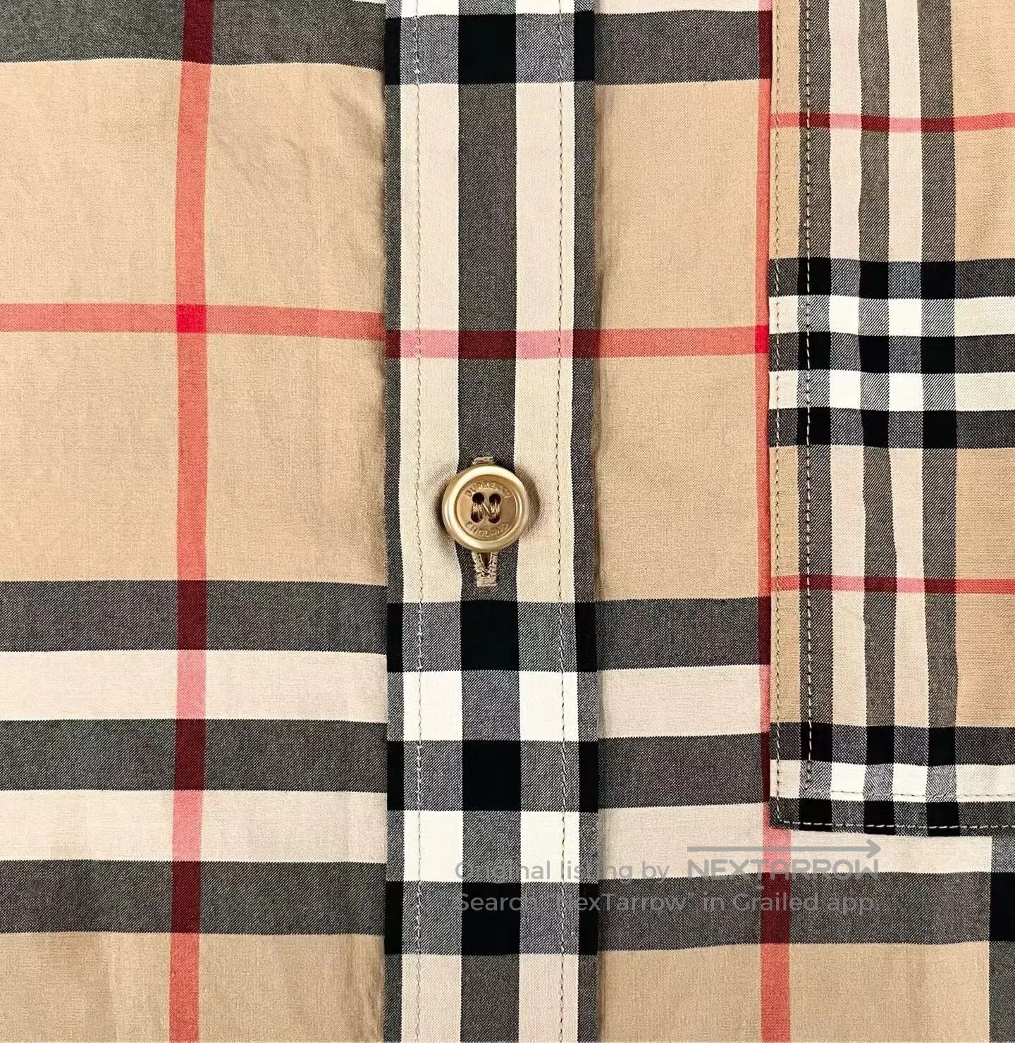 Burberry Burberry Red Check Shirt Jacket. Size US M / EU 48-50 / 2 - 5 Thumbnail