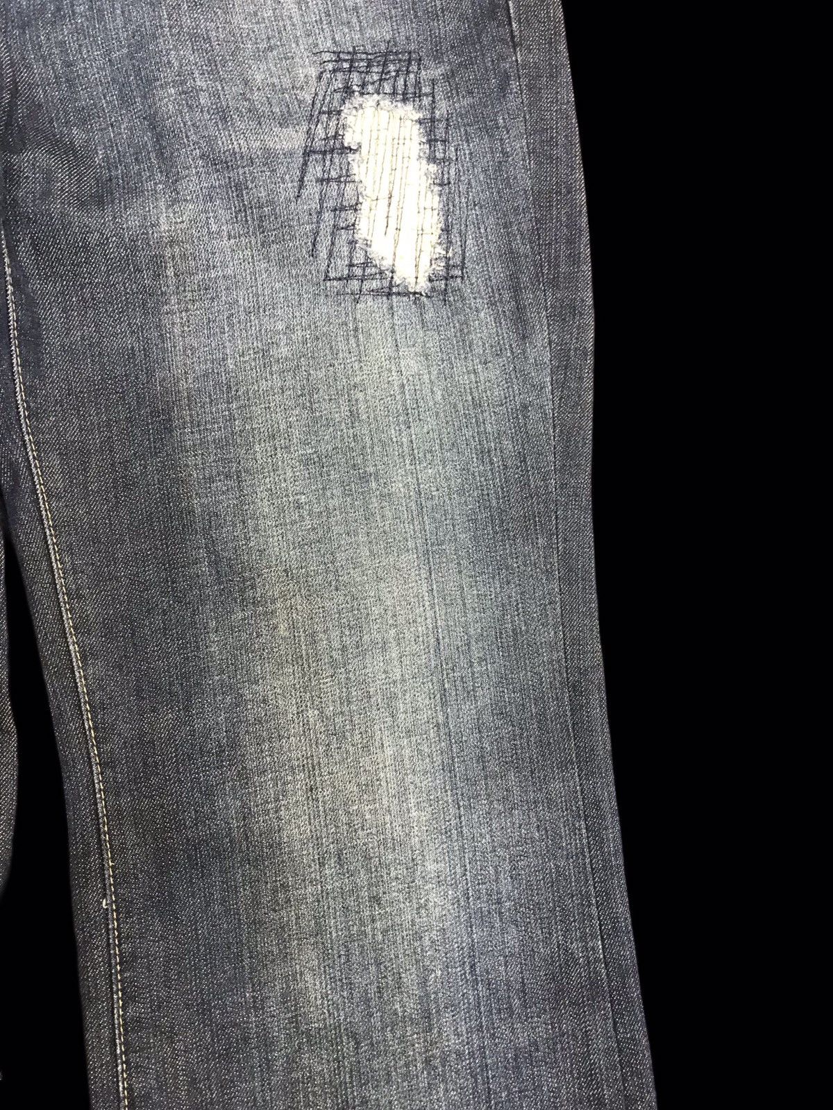Japanese Brand 💥FLARE💥RUSH HOUR Japan Distressed Flare Jeans F44 Size US 33 - 11 Thumbnail