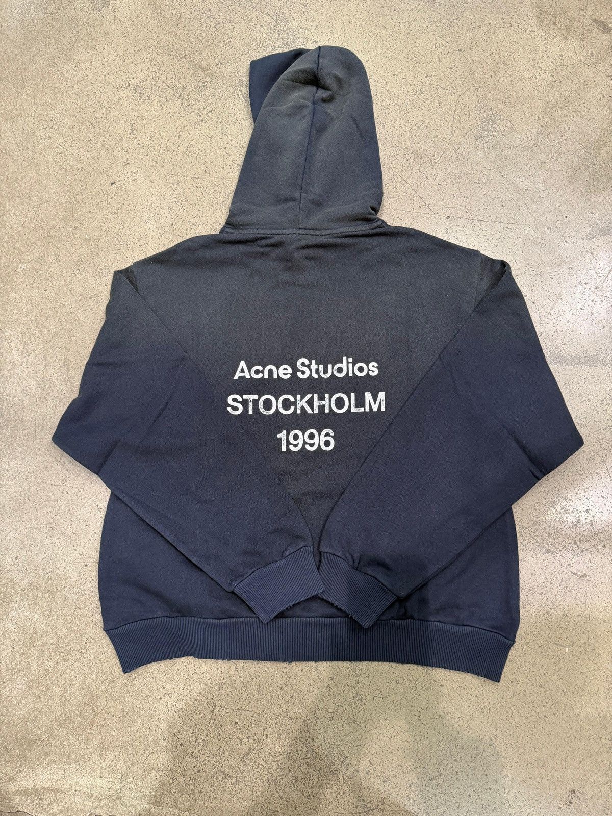 Acne Studios ACNE STUDIOS - Logo Hooded Sweater Black Size US S / EU 44-46 / 1 - 1 Thumbnail