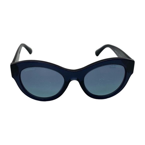 Chanel Chanel 5371 Dark Blue Oversized Sunglasses Size ONE SIZE - 4 Thumbnail
