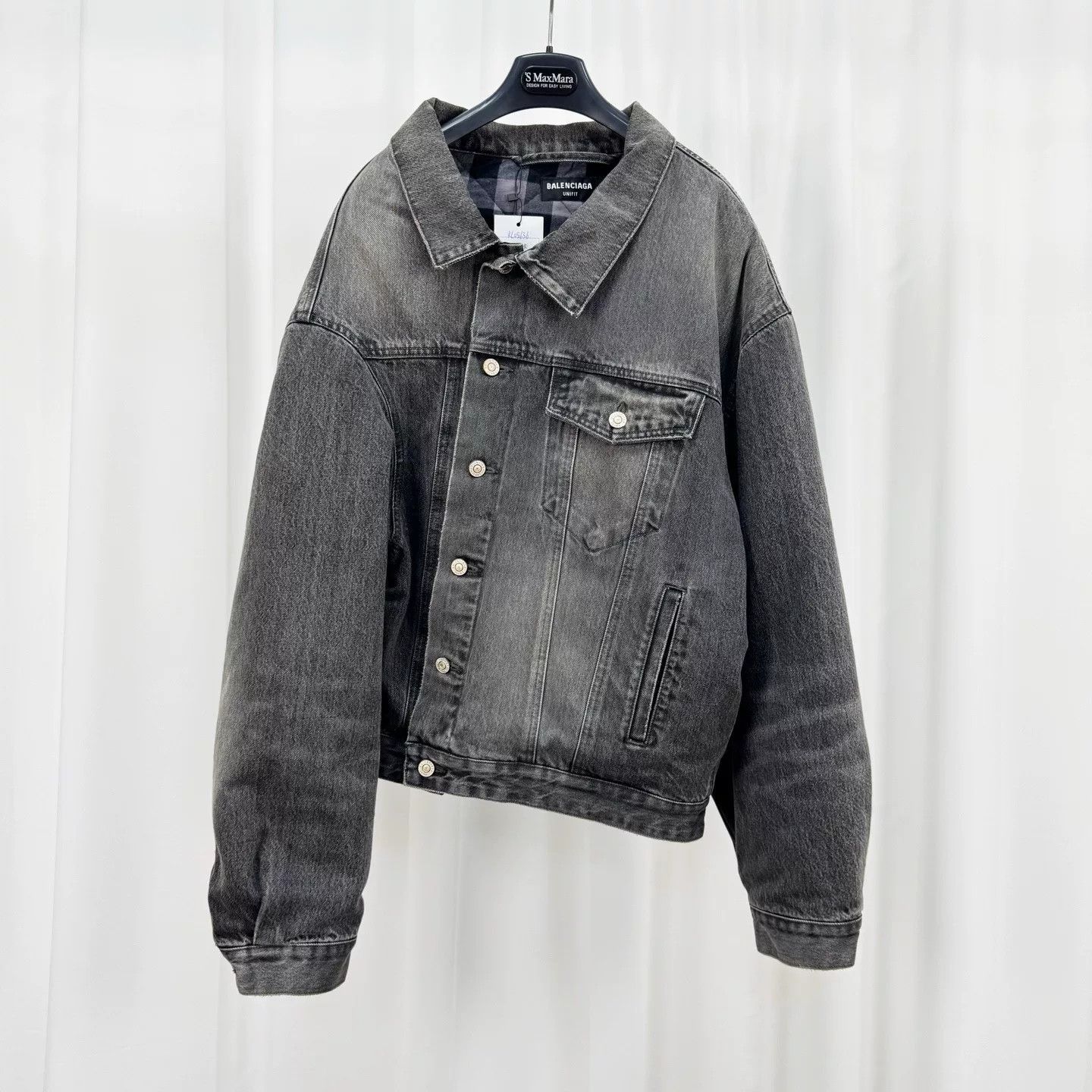 Balenciaga Balenciaga Washed Denim Cotton Jacket Size US M / EU 48-50 / 2 - 1 Thumbnail