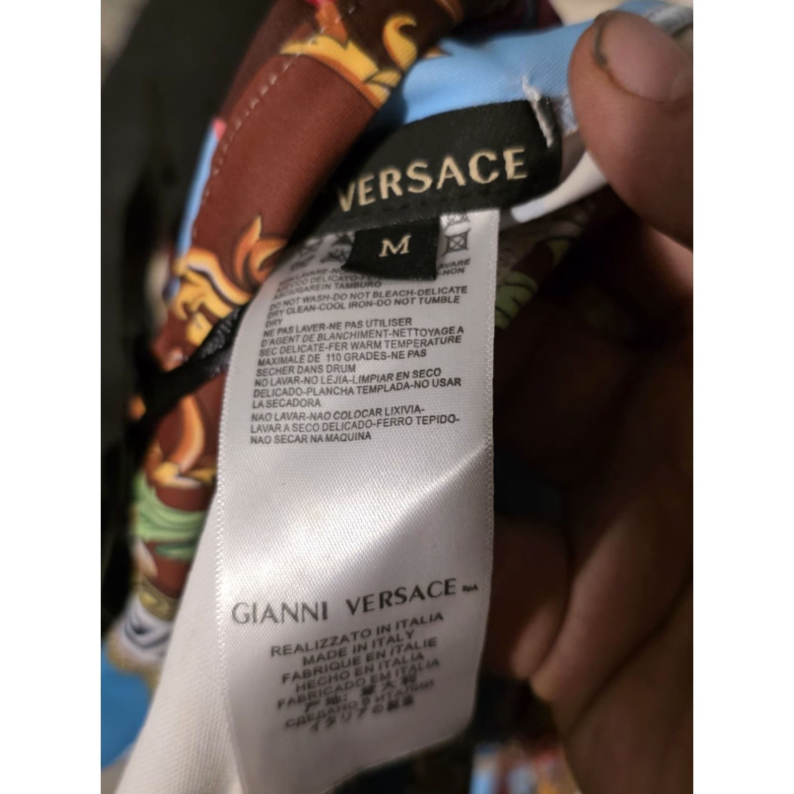 Versace Jeans Couture Versace Jeans Couture Bodysuit One Piece Women M Black Multicolor Printed 90s Metal Theme New Size M / US 6-8 / IT 42-44 - 3 Thumbnail