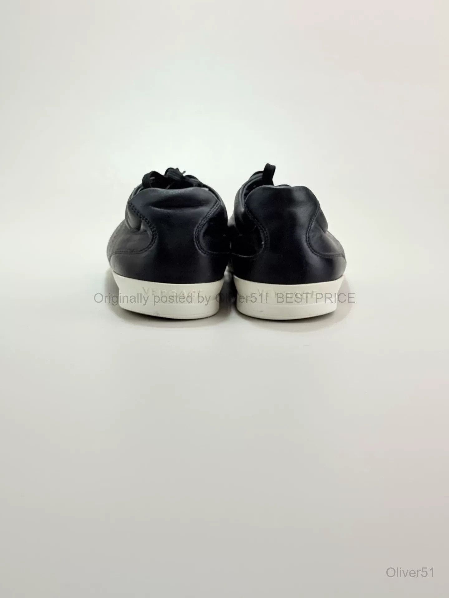 Versace Versace Medusa Black Skate Sneakers Luxury BFAJBCD357 Size US 8.5 / IT 38.5 - 3 Thumbnail
