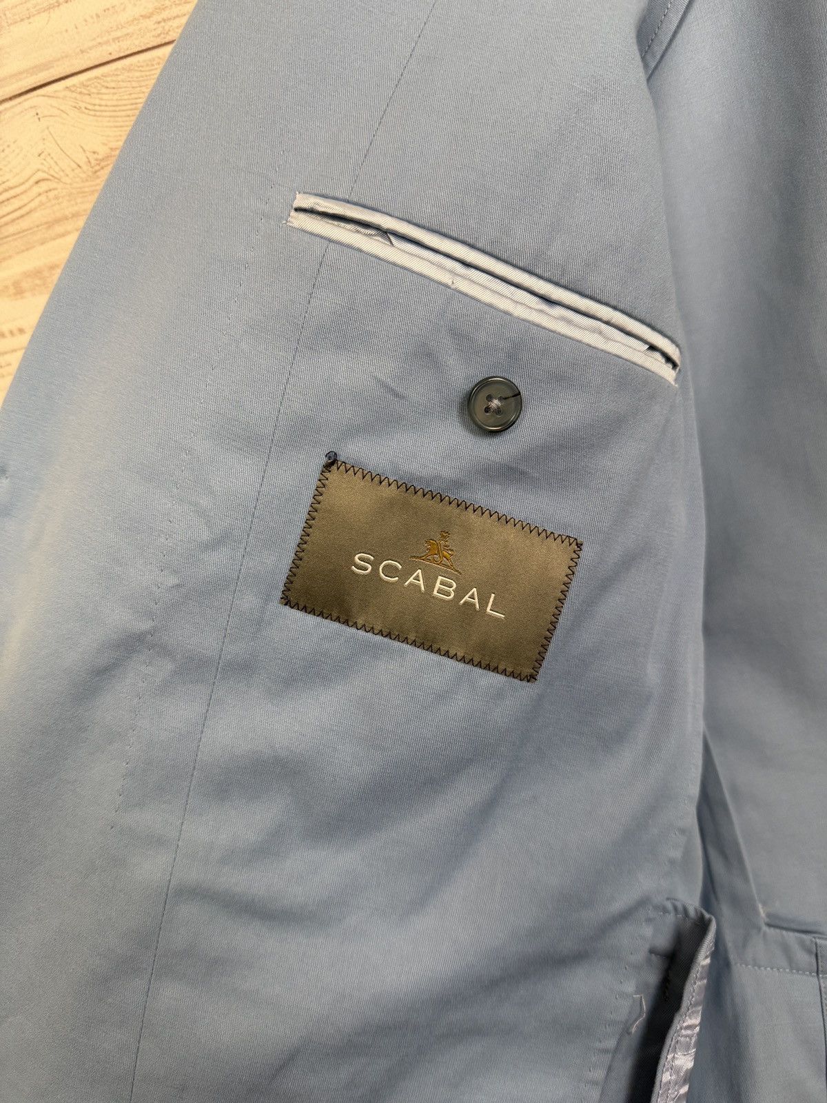 SCABAL Scabal Navy Wool Cashmere Suit Blazer jacket trousers pants Size 48R - 10 Thumbnail