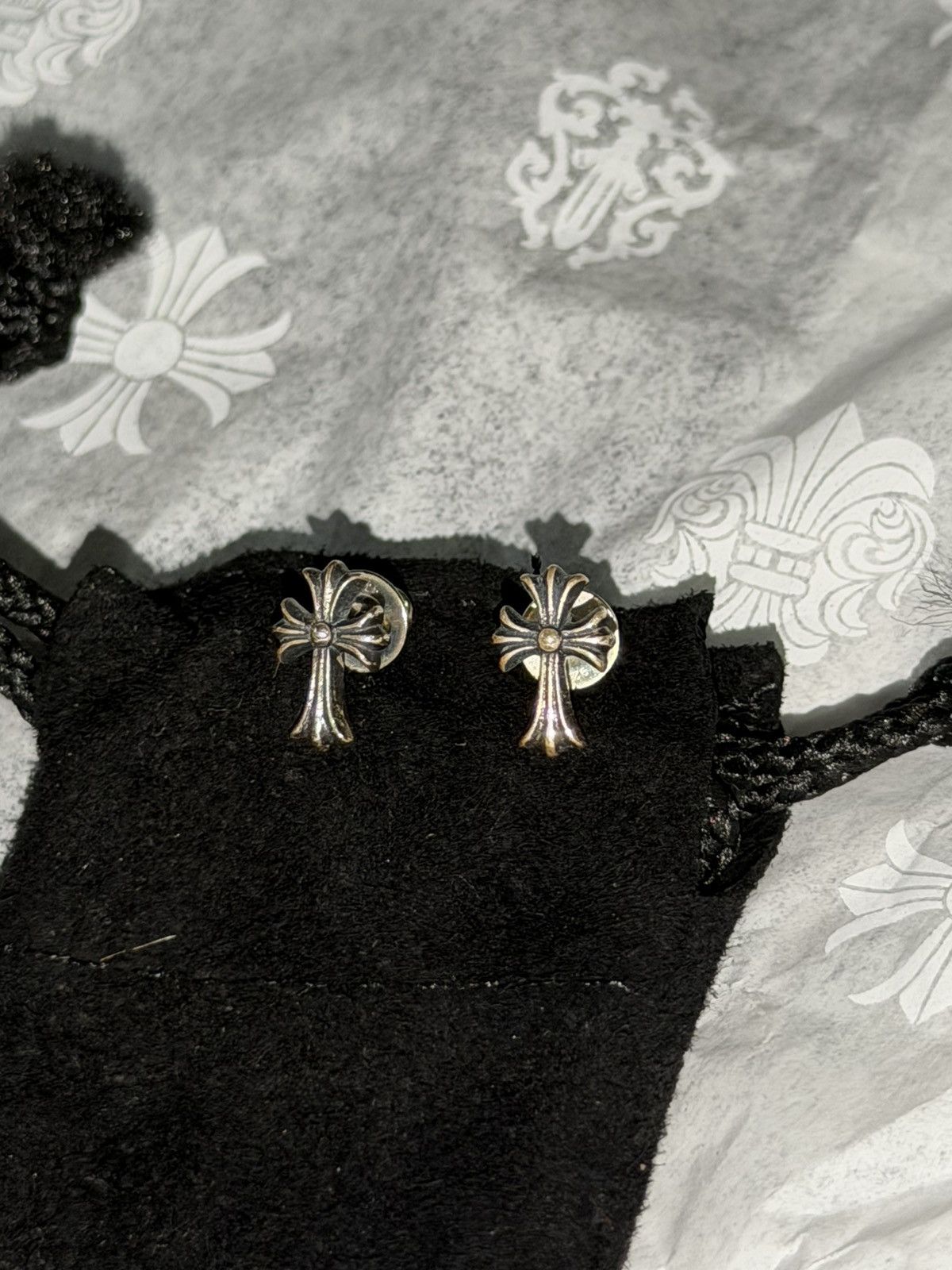 Chrome Hearts Chrome Hearts Cross Plus #2 Earrings For A Pair