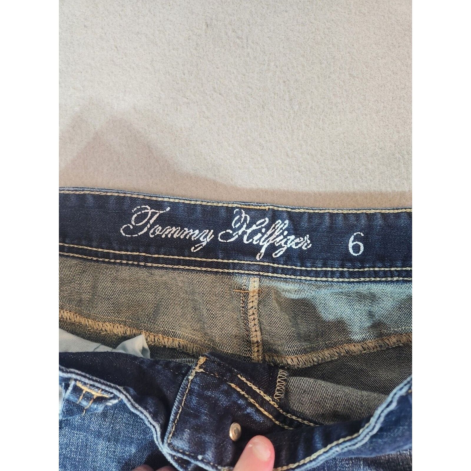 Tommy Hilfiger Upcycled Women's Skirt From Tommy Hilfiger 6 Jeans Size 28" / US 6 / IT 42 - 4 Thumbnail