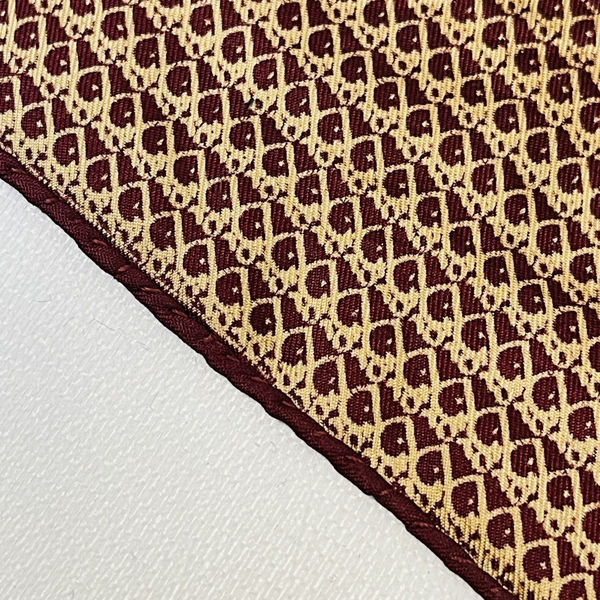 Christian Dior Monsieur × Designer CHRISTIAN DIOR SILK BANDANA HANDKERCHIEF NECKERCHIEF SCARF Size ONE SIZE - 5 Thumbnail