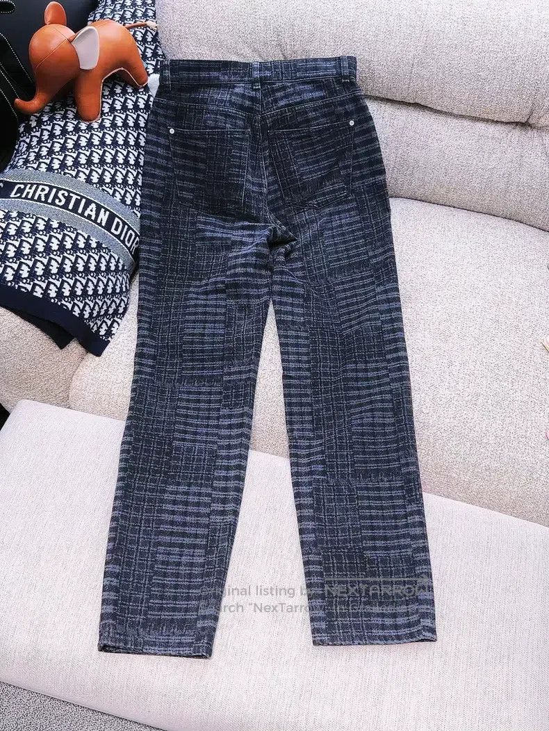 Chanel Chanel 24A dark gray small square mechanism jeans Size 24" / US 00 / IT 34 - 2 Thumbnail