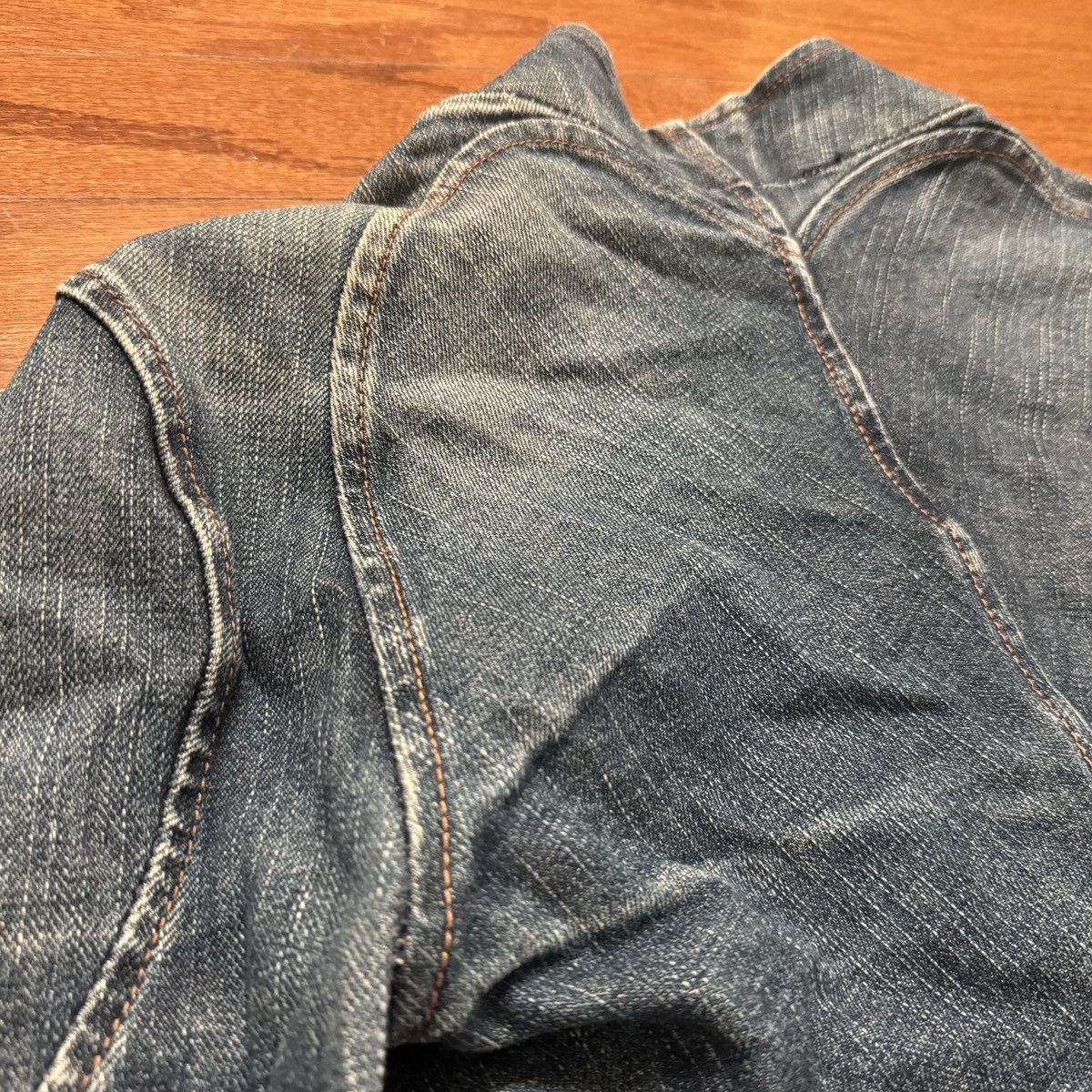threeASFOUR Vintage Three As Four Denim Jacket Size XS / US 0-2 / IT 36-38 - 3 Thumbnail