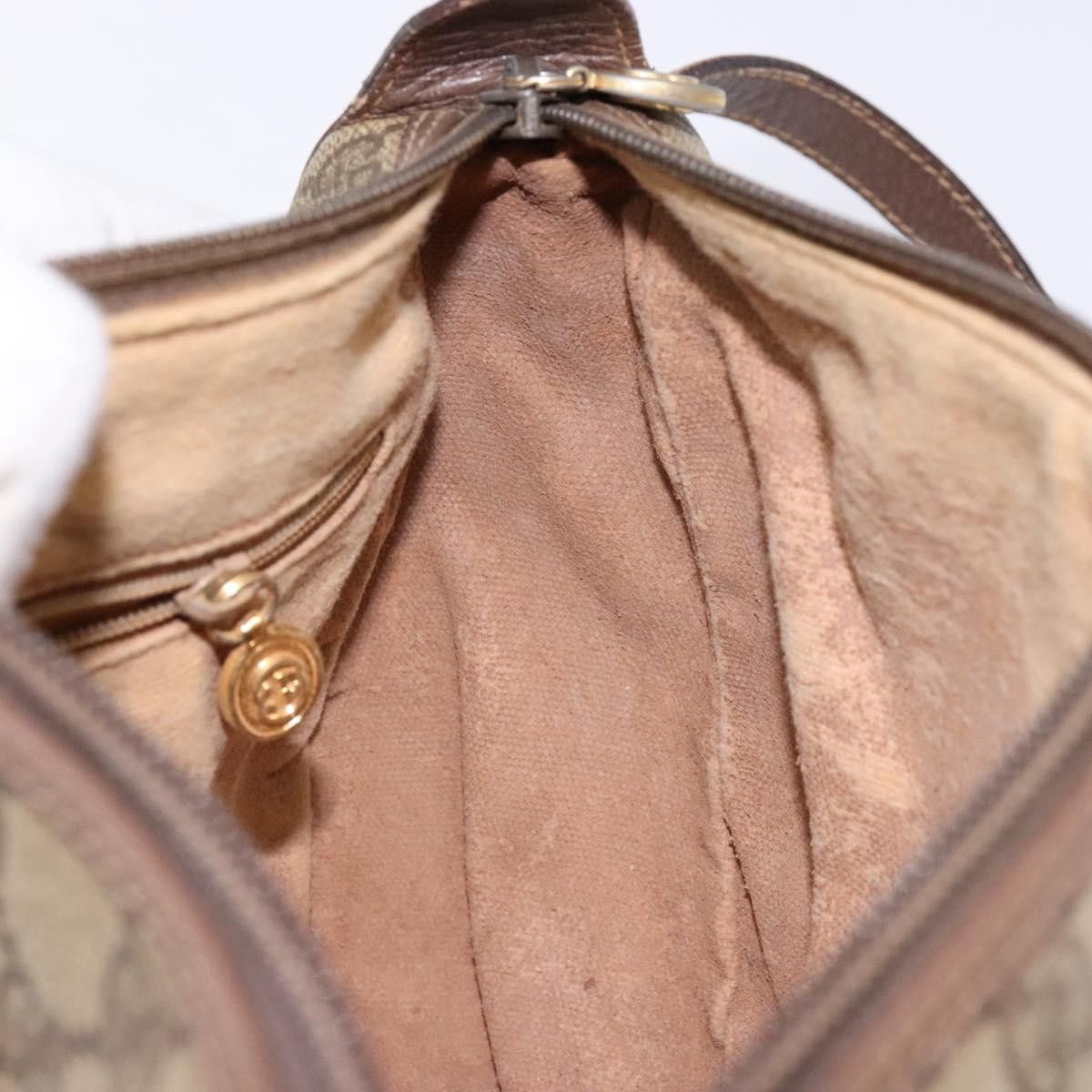 Gucci GUCCI GG Supreme Web Sherry Line Shoulder Bag Pvc Beige 001 Size ONE SIZE - 19 Thumbnail
