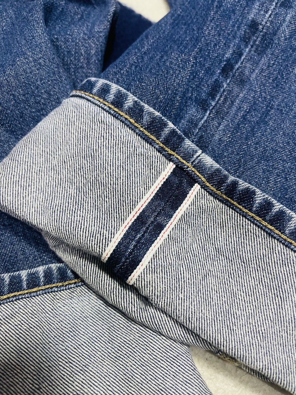 Japanese Brand × Uniqlo Uniqlo Selvedge Distressed Jeans (15) Size US 36 / EU 52 - 7 Thumbnail