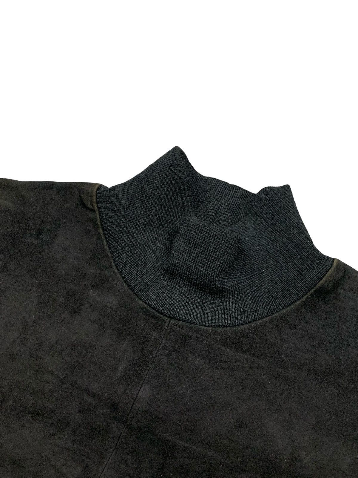 Issey Miyake “SAMPLE” 1980s Tete Homme - Suede Leather Top Size US S / EU 44-46 / 1 - 11 Thumbnail
