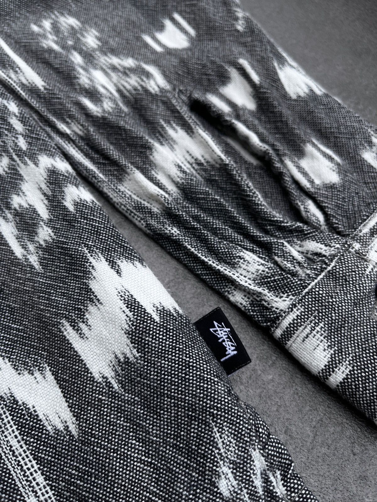 Stussy × Vintage Vintage STUSSY 1/2 Zip Aztec Ethnic Shirt Cotton Size US M / EU 48-50 / 2 - 17 Thumbnail