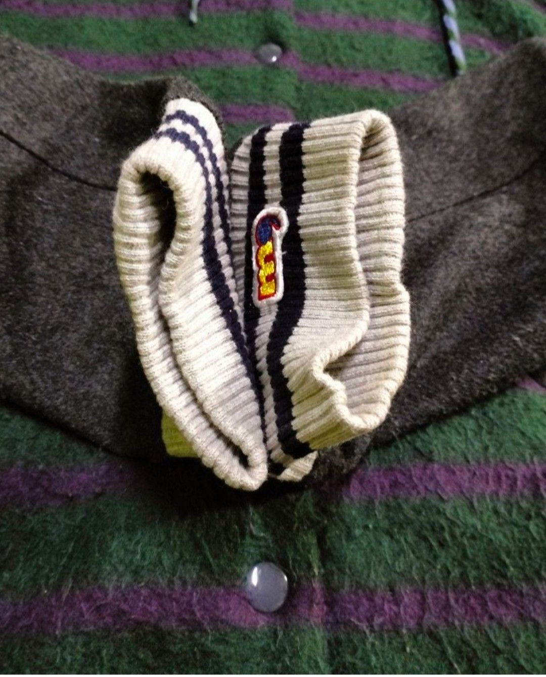 mercibeaucoup Mercibeaucoup Issey Miyake Hoddie Varsity Jacket Button Size US S / EU 44-46 / 1 - 4 Thumbnail
