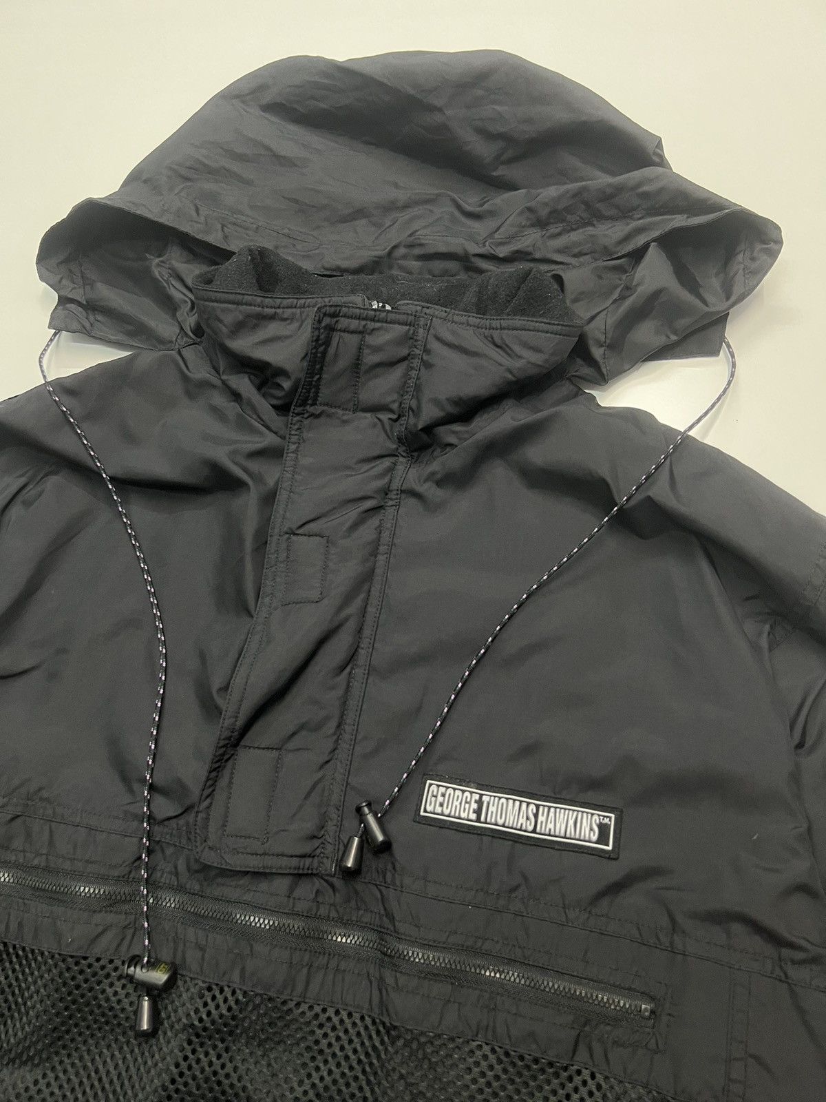 Japanese Brand GEORGE THOMAS HAWKINS HALF ZIPPER JACKET Size US L / EU 52-54 / 3 - 4 Thumbnail