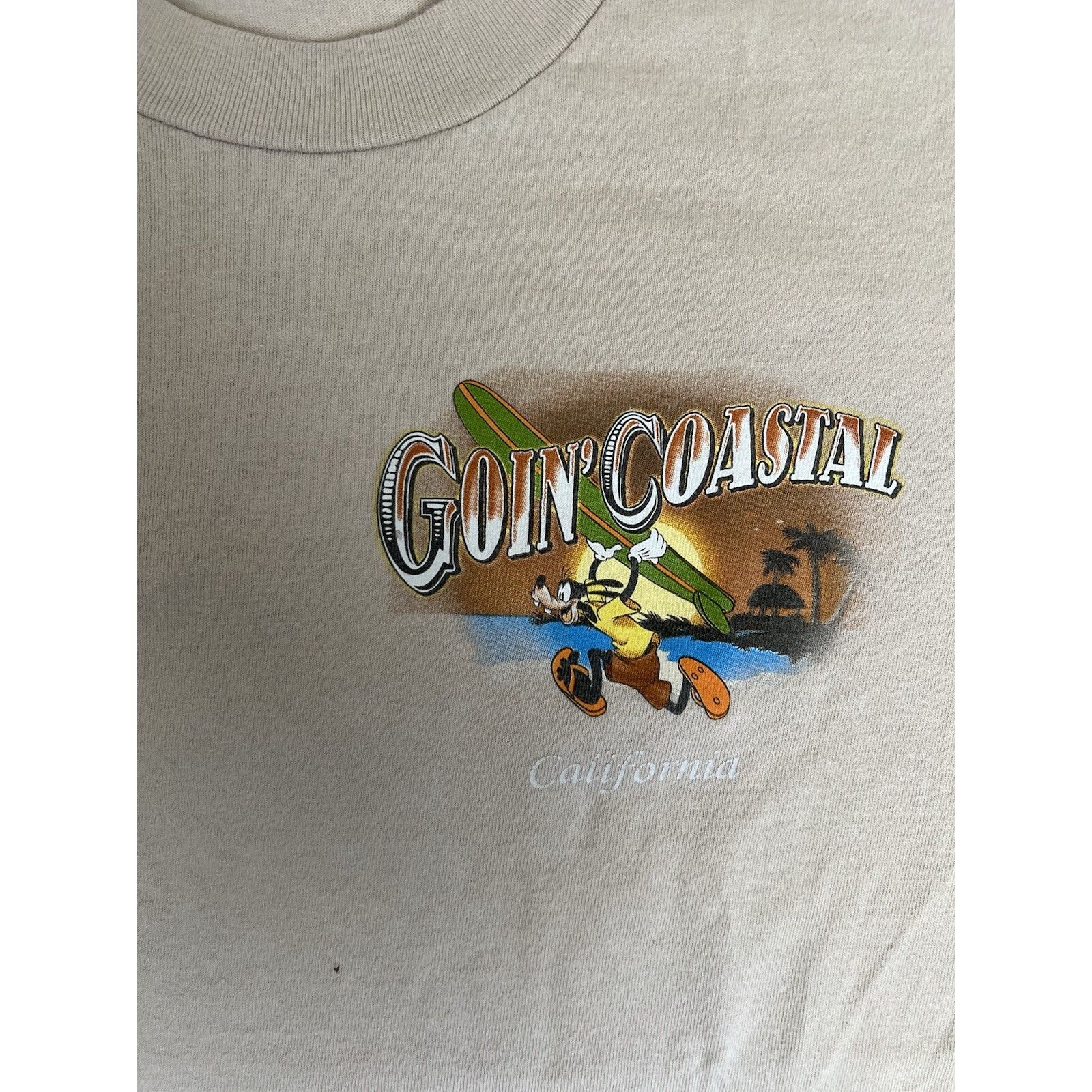Disney Vintage Disney Goofy T-Shirt “Goin’ Coastal” Size Small Surf Size US S / EU 44-46 / 1 - 3 Thumbnail
