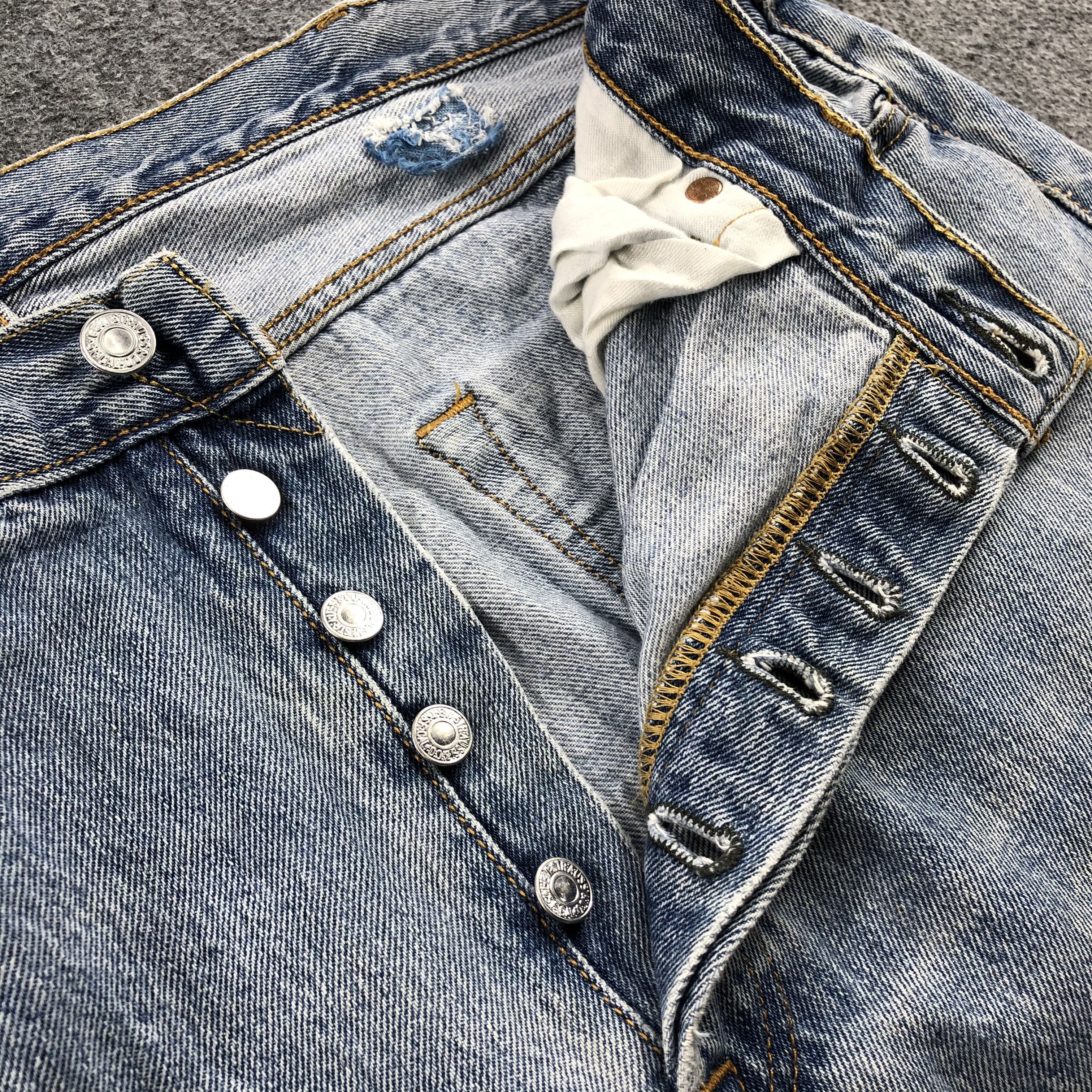 Levi's × Vintage Vintage Light Wash Levis 501 Jeans-JM1272 Size US 38 / EU 54 - 8 Thumbnail
