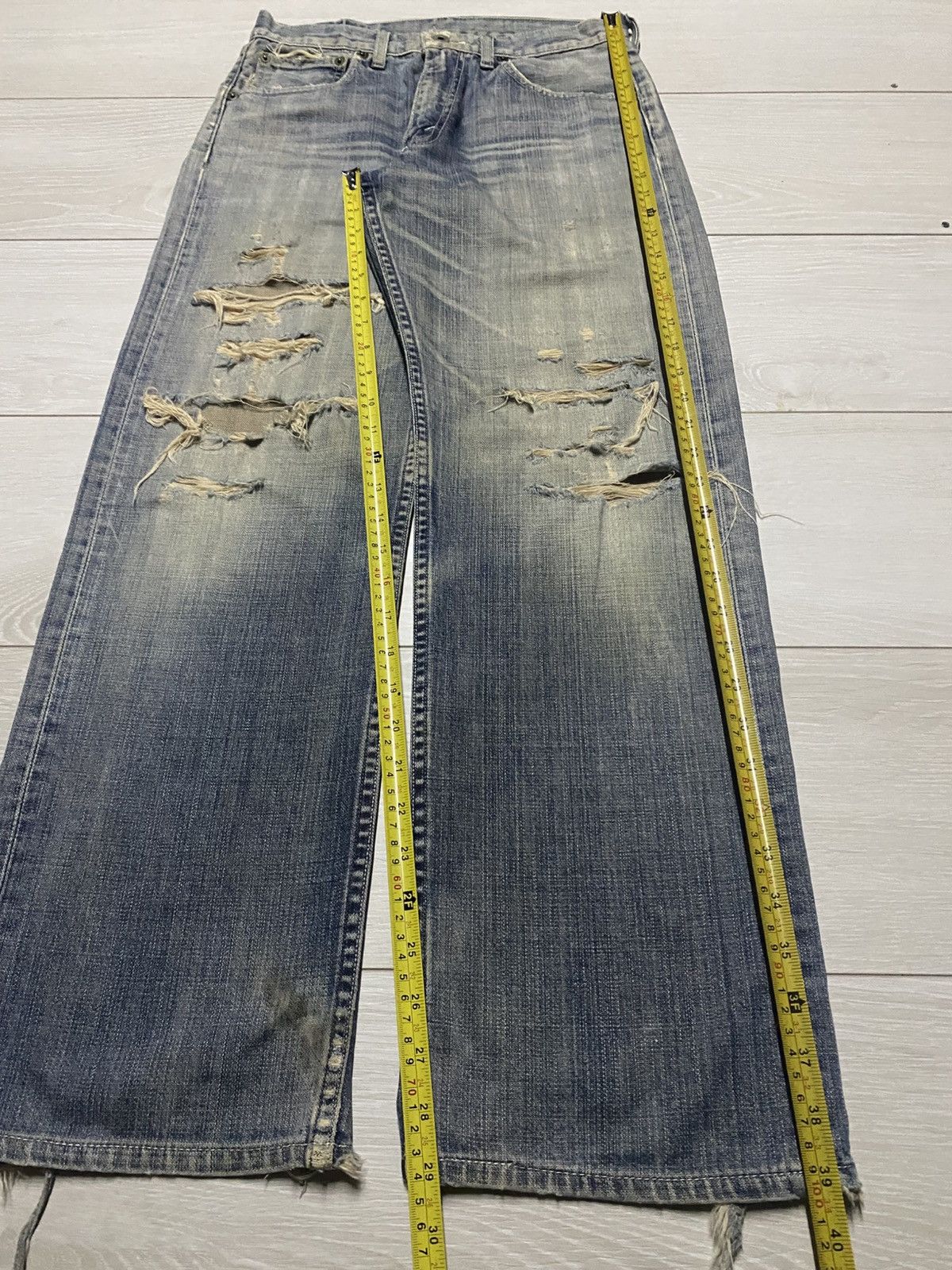Levi's Vintage Levis 503 Top Button J41 Mud Wash Streetwear Jeans Size US 28 / EU 44 - 18 Thumbnail