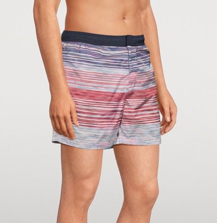 Swim Shorts with Slub Print