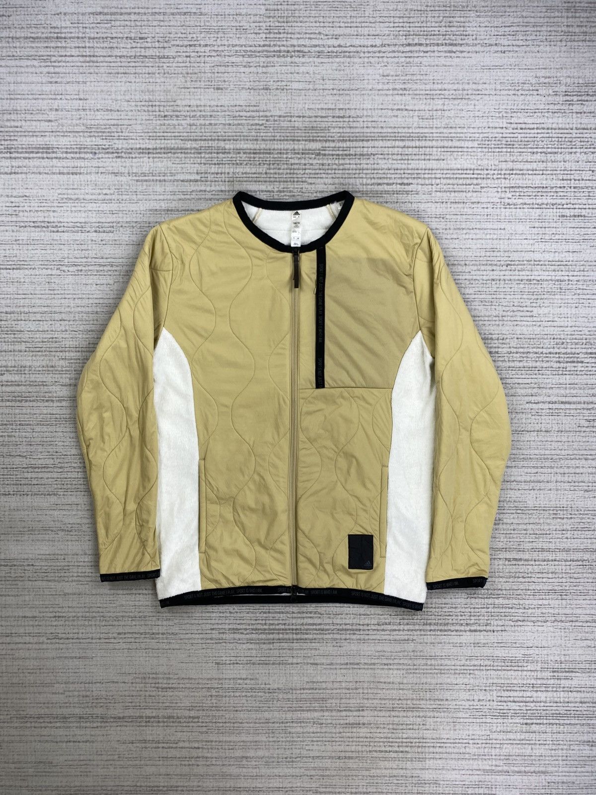Adidas × Vintage Vintage Adidas Quilted Zipper Jacket Size US M / EU 48-50 / 2 - 1 Thumbnail