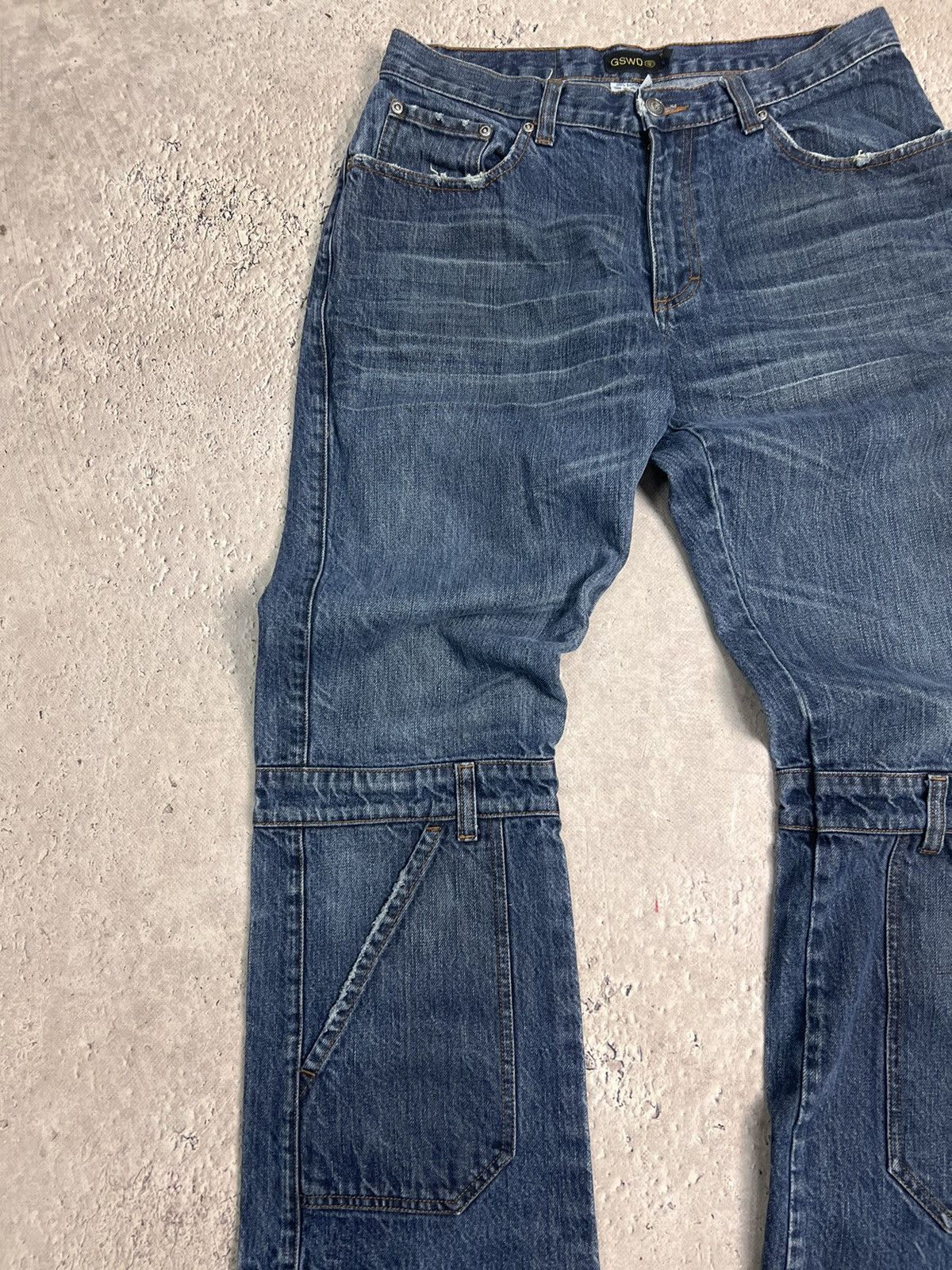 14th Addiction × Japanese Brand × Le Grande Bleu (L.G.B.) Junya Watanabe G Star Style Raw Bondage GOA Cargo Pants Size US 32 / EU 48 - 6 Thumbnail