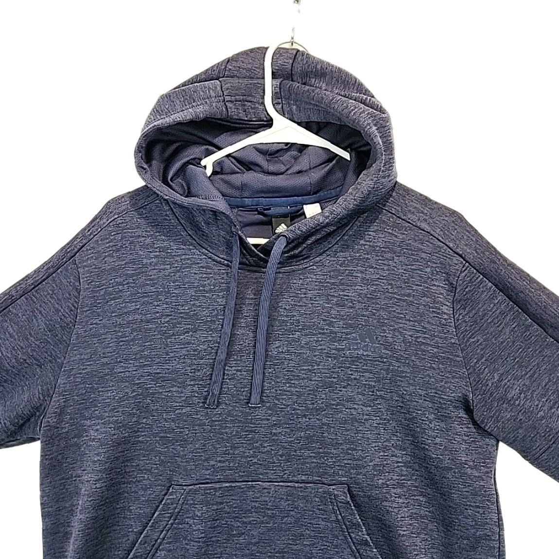 Adidas adidas TI Fleece Pull Over Hoodie Womens L Navy Blue CF0059 Soccer Sweatshirt Size L / US 10 / IT 46 - 2 Thumbnail