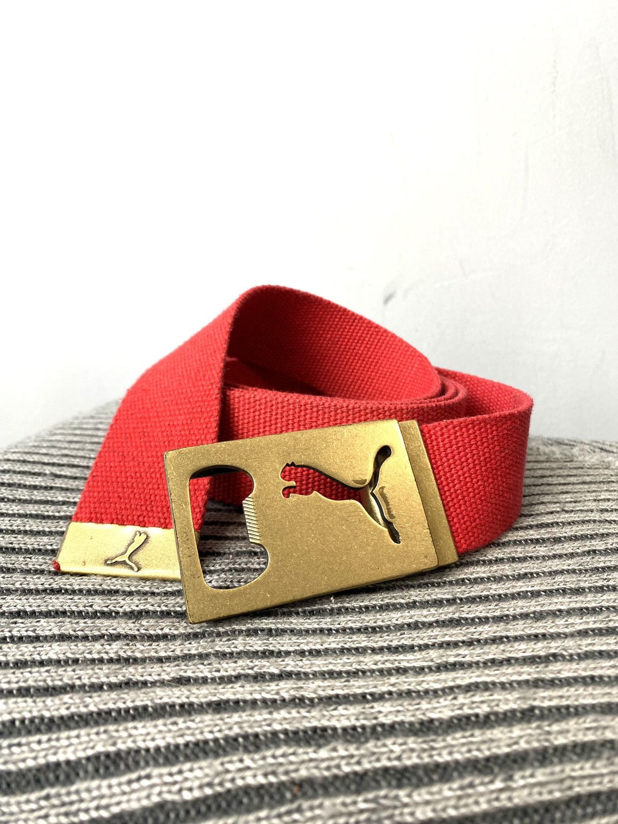 Japanese Brand Rare! Vintage Puma Belt Speedcat Ferrari Hype Y2K Size ONE SIZE - 2 Thumbnail