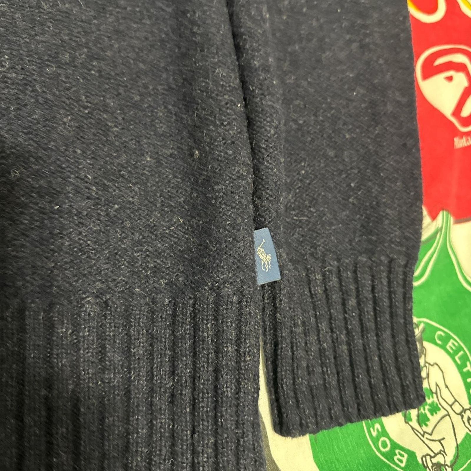 Polo Ralph Lauren × Vintage Vintage Polo Ralph Lauren Men's Knit Sweater Quarter Button Size US L / EU 52-54 / 3 - 5 Thumbnail