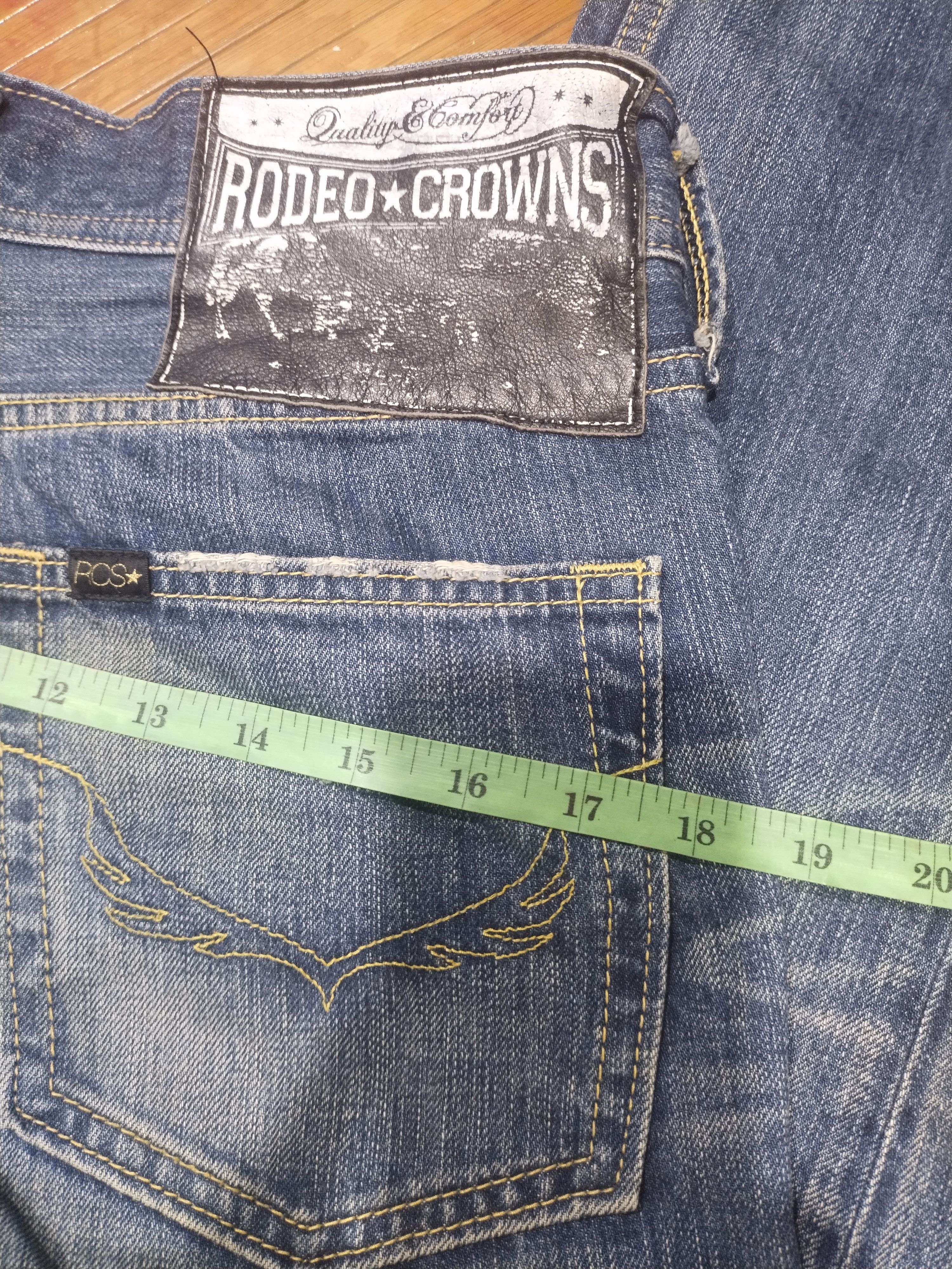Japanese Brand × Vintage Vintage Women Jeans Rodeo*️⃣Crowns Sz 27" Size 27" / US 4 / IT 40 - 6 Thumbnail
