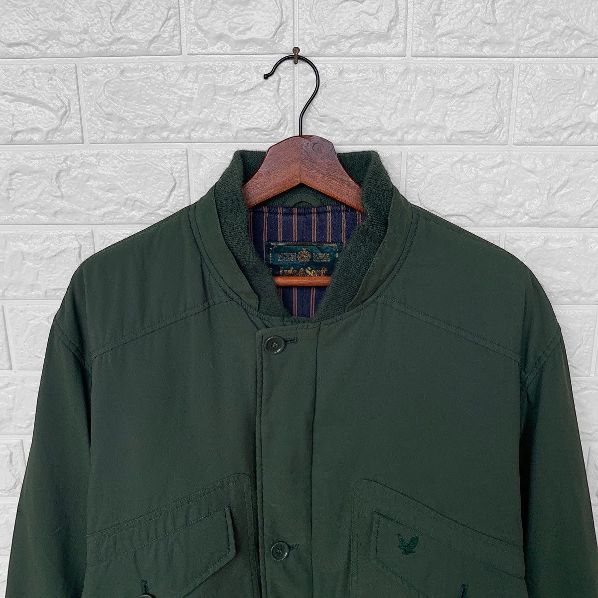 Lyle & Scott Lyle & Scott Scotland Bomber Jacket Size US M / EU 48-50 / 2 - 7 Thumbnail