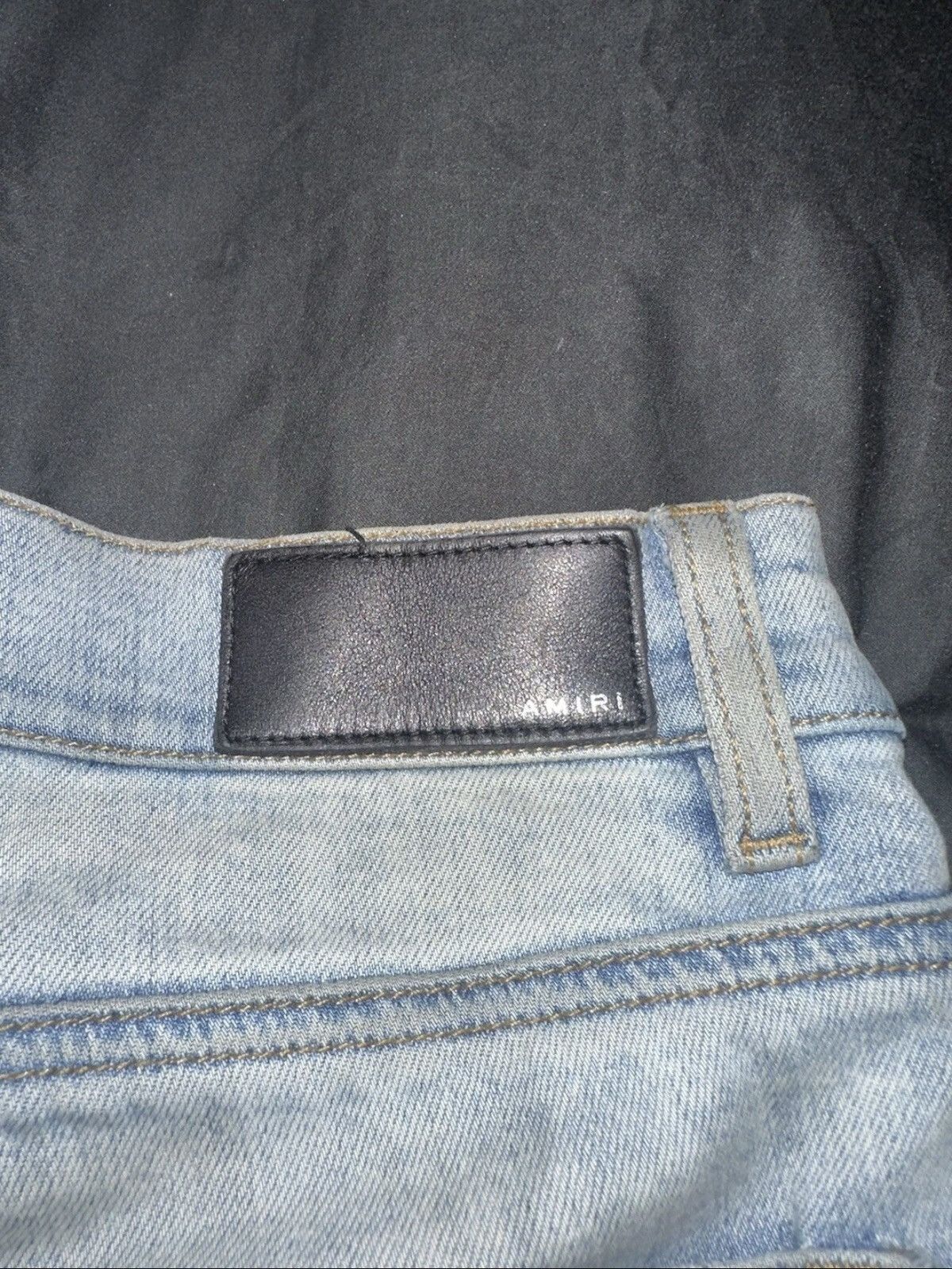 Amiri Amiri Slashed Knee light wash skinny jeans Size US 36 / EU 52 - 6 Thumbnail