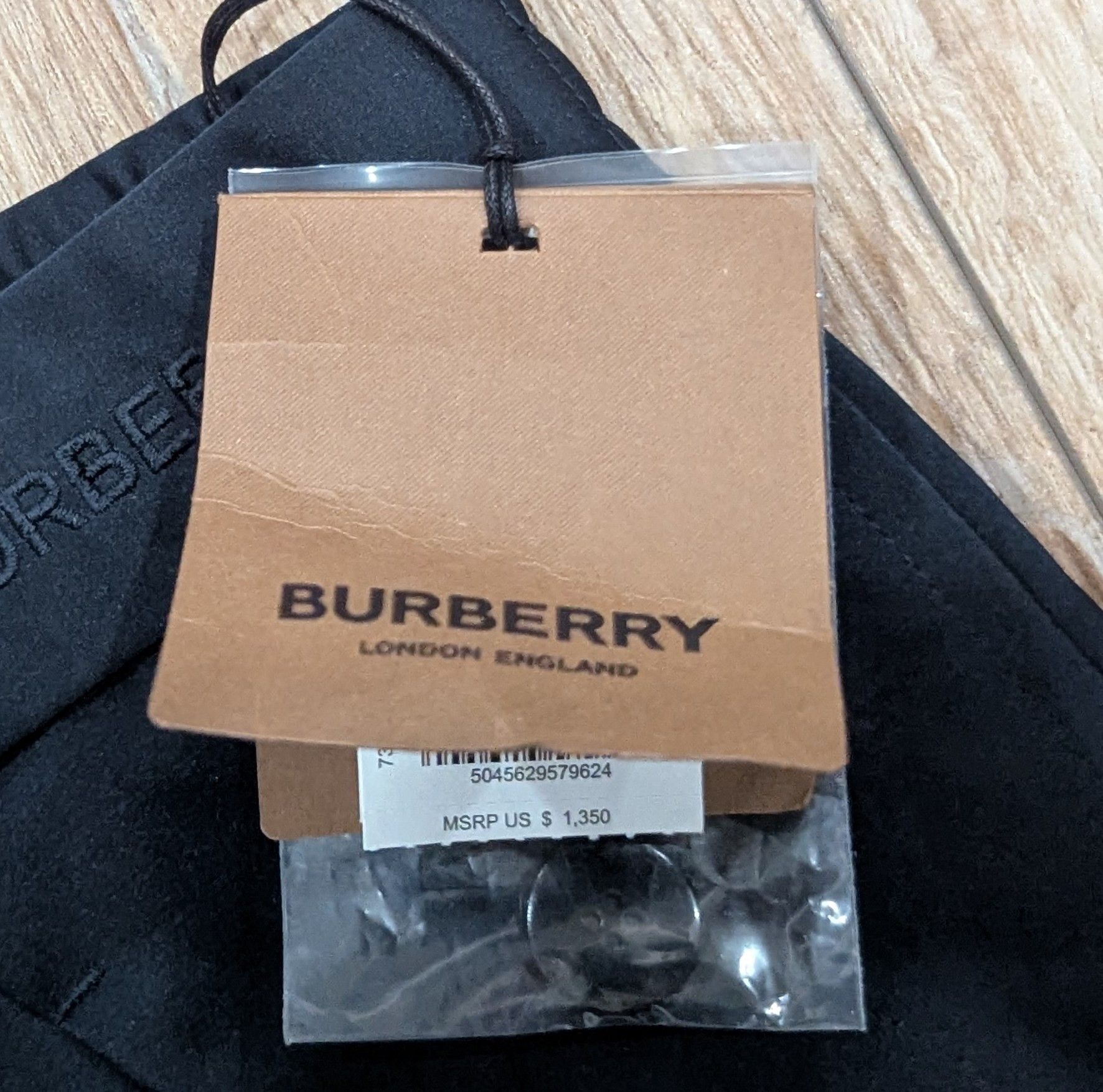 Burberry Burberry "Capleton" Wool Blend Pants Charcoal Blue 50 US 34 Size US 34 / EU 50 - 11 Thumbnail