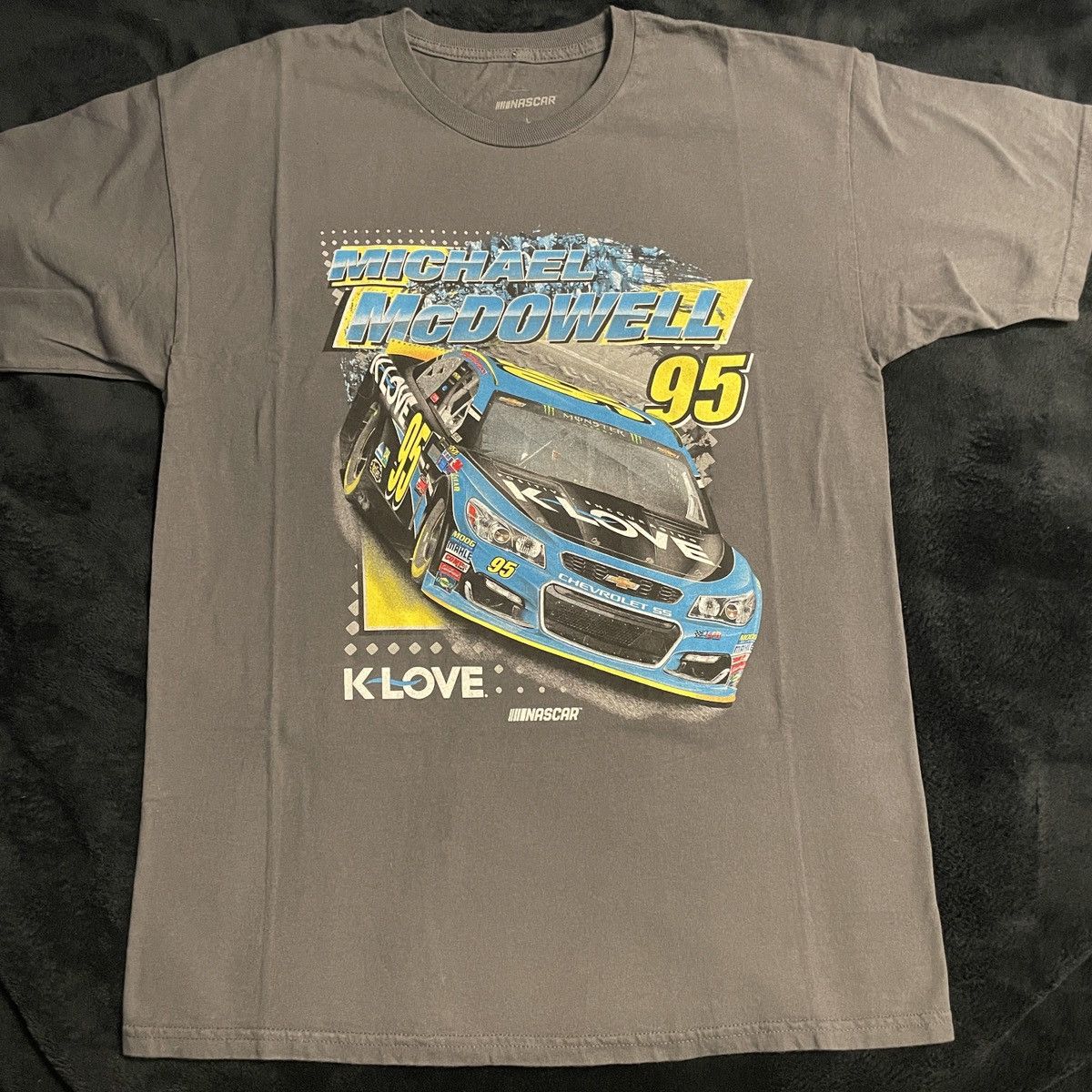 NASCAR Michael McDowell #95 NASCAR T Shirt Size US L / EU 52-54 / 3 - 1 Thumbnail