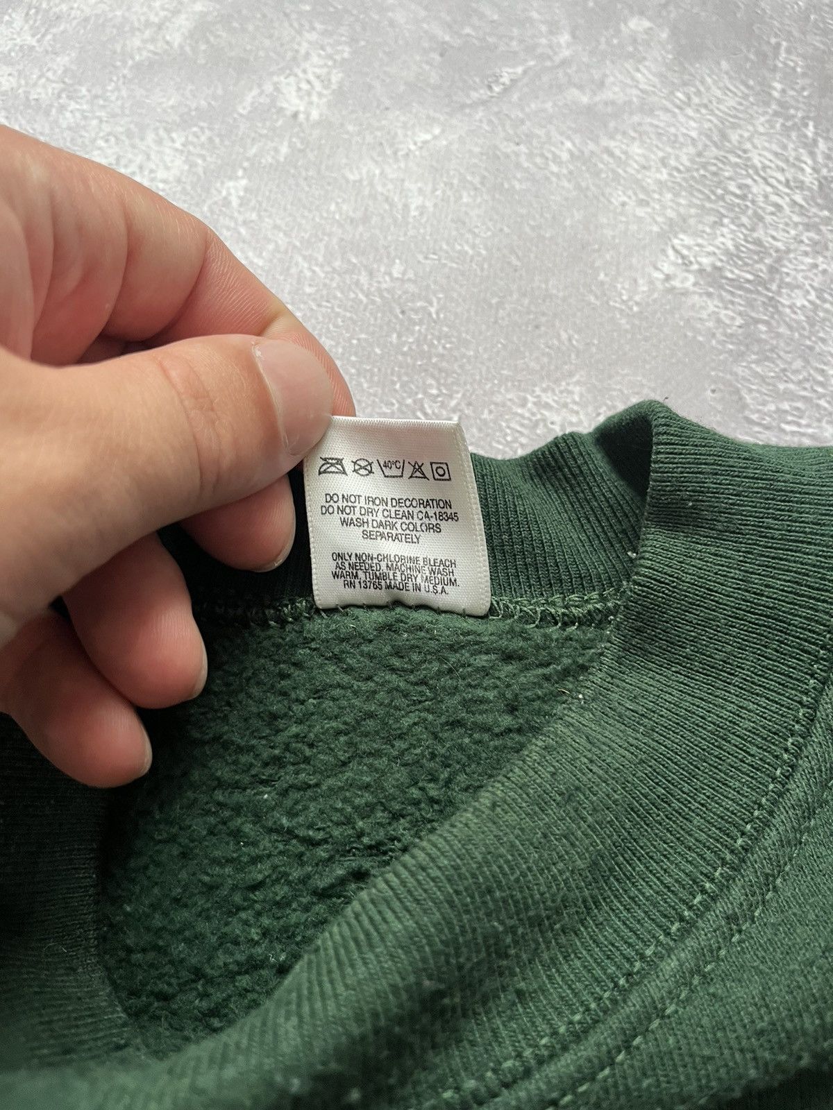NFL Vintage Miami Hurricanes Green Sweatshirt NFL Size XL Size US XL / EU 56 / 4 - 10 Thumbnail