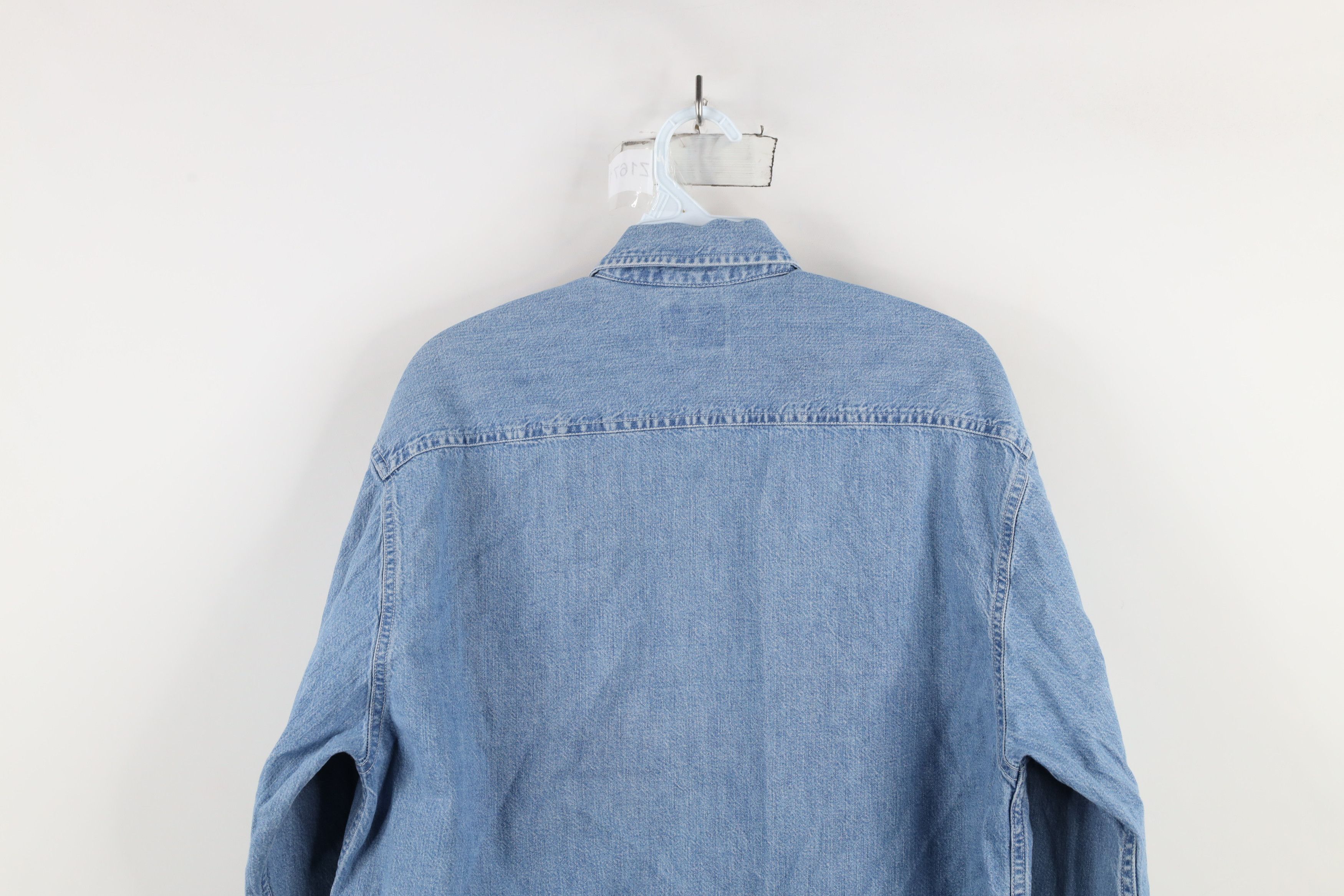 Gap × Vintage Vintage 90s Gap Classic Spell Denim Jean Button Down Shirt Size US S / EU 44-46 / 1 - 14 Thumbnail
