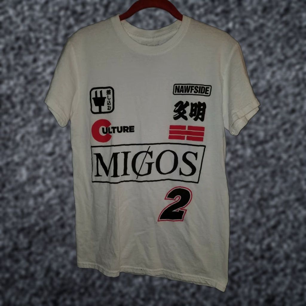 Vintage Migos Concert Shirt White Red Hip Hop Rapper Music Tee Mens S Small Shirt Size US S / EU 44-46 / 1 - 1 Thumbnail