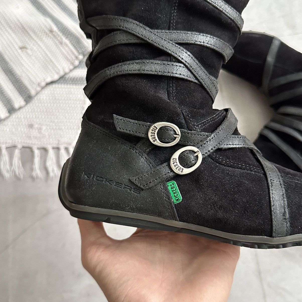 Jil Sander × Puma Punk Kickers Straps Boxing Biker Boots Bikkembergs Ash Vibe Size US 9 / IT 39 - 7 Thumbnail