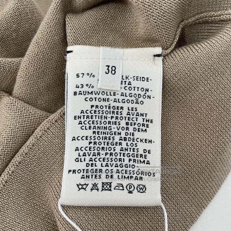 Hermes Hermes Beige Knit Top Size XS / US 0-2 / IT 36-38 - 7 Thumbnail