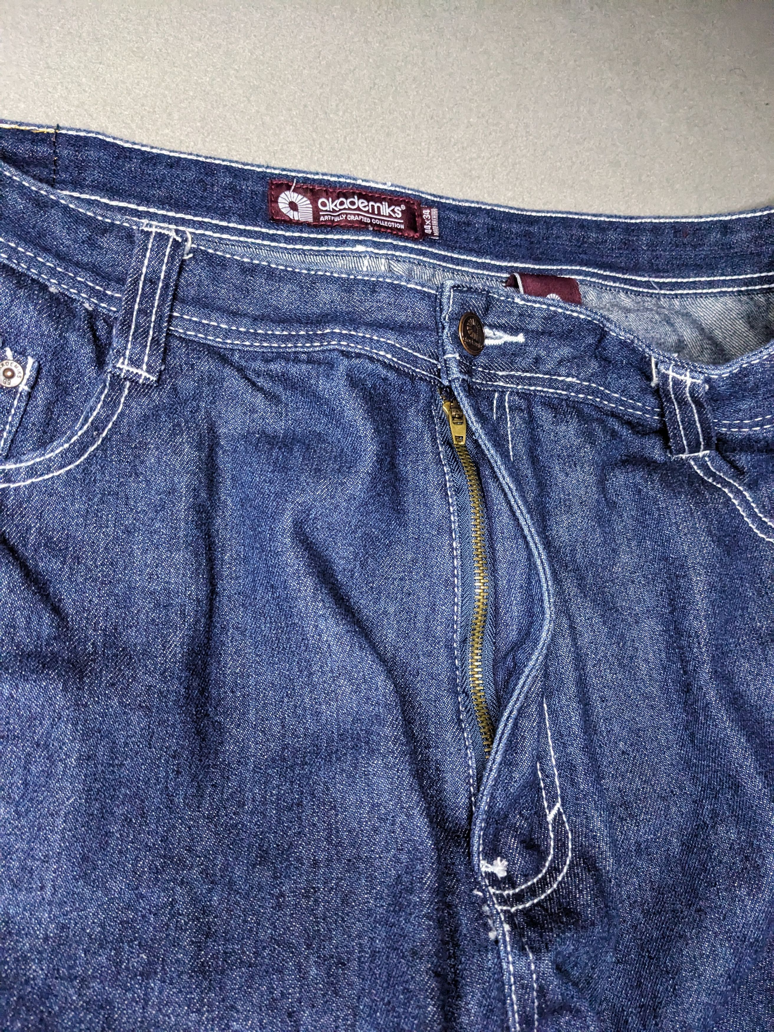Akademiks VTG Akademiks Jeans Y2K Baggy Denim 44x34 Wide Leg Straight Size US 44 / EU 60 - 6 Thumbnail