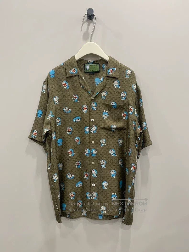 Gucci Gucci Doraemon co-branded silk shirt Size US S / EU 44-46 / 1 - 1 Thumbnail