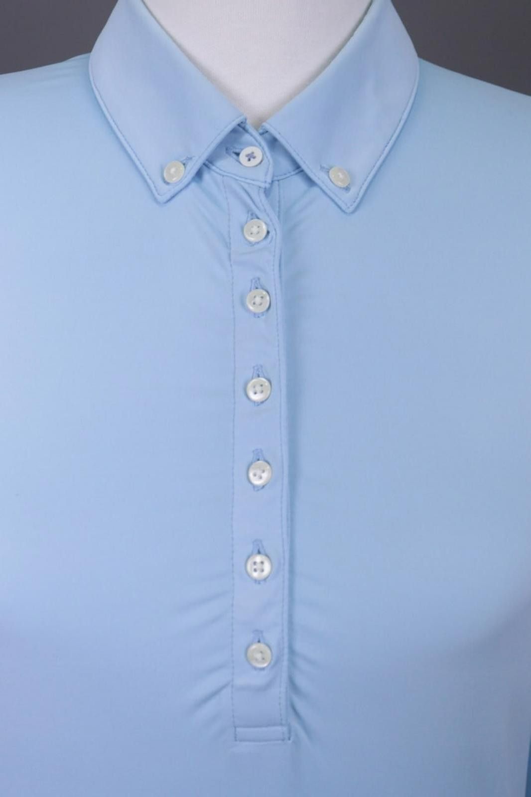 KJUS KJUS UPF 50+ Blue Long Sleeve Polo Shirt Size S Size S / US 4 / IT 40 - 5 Thumbnail