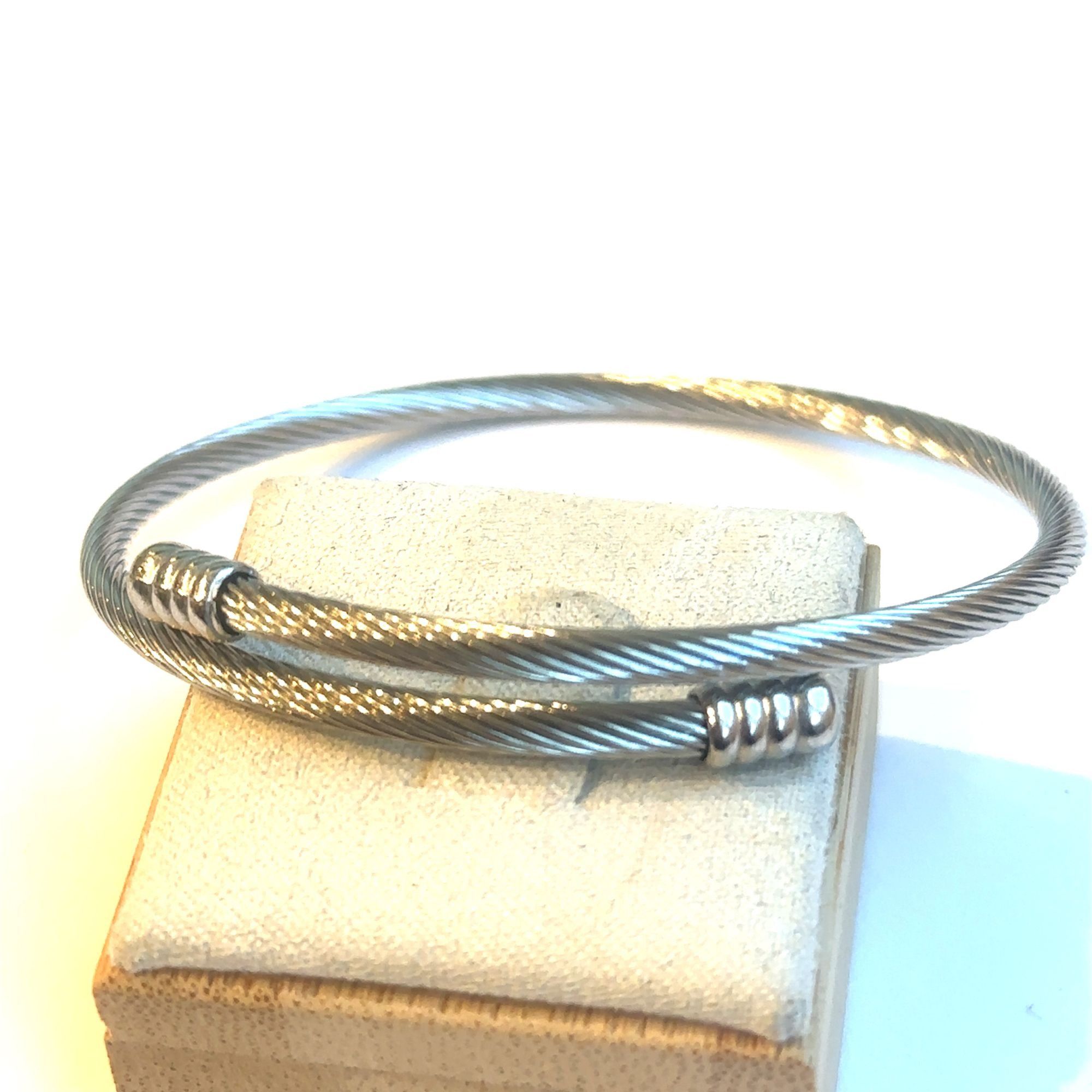 Other Titanium Steel Cable Bracelet For Men Size ONE SIZE - 4 Thumbnail