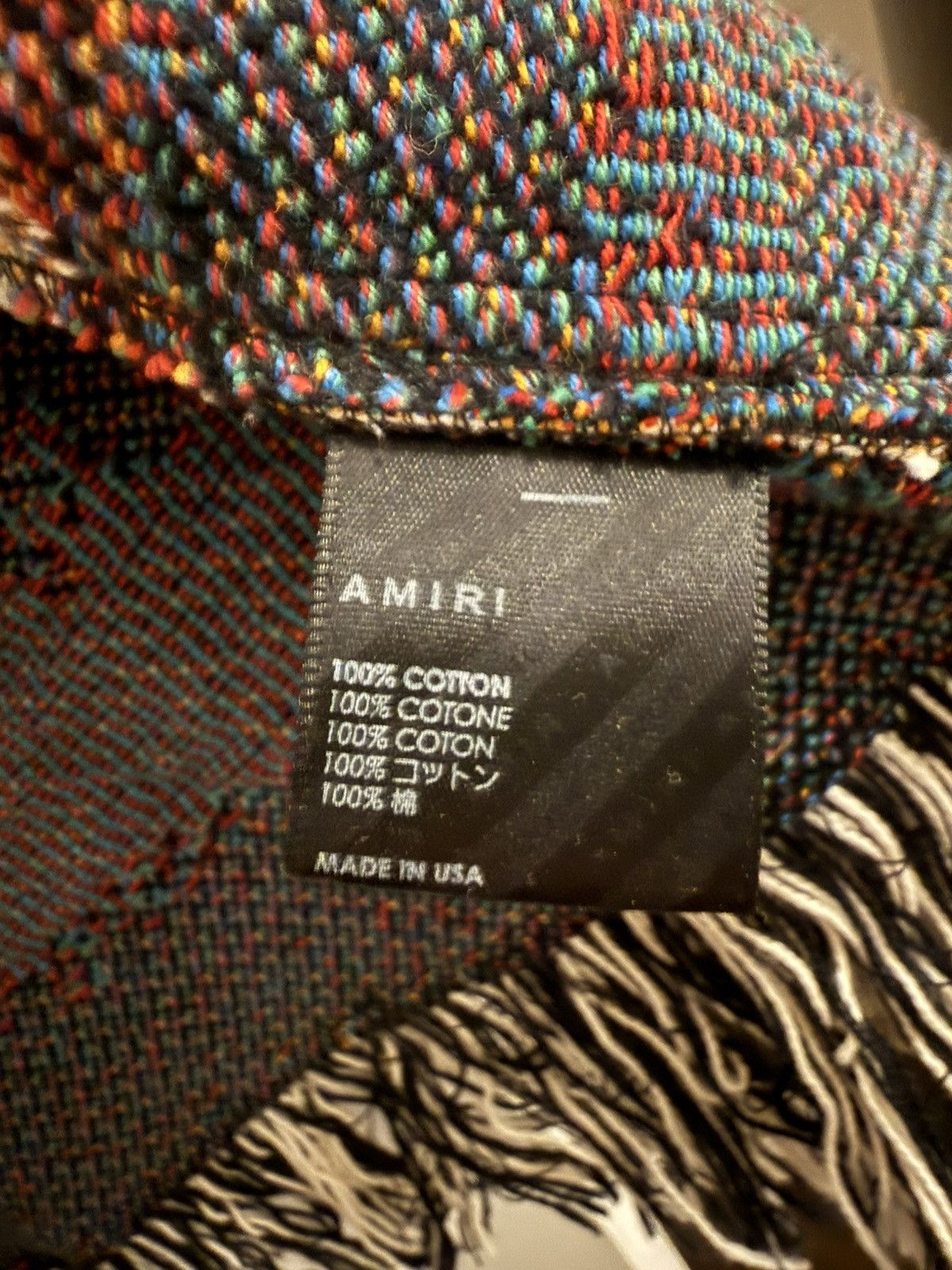 Amiri × Wes Lang Amira x Wes Lang Tapestry Blood 38 Shirt - Alabaster Size US M / EU 48-50 / 2 - 7 Thumbnail
