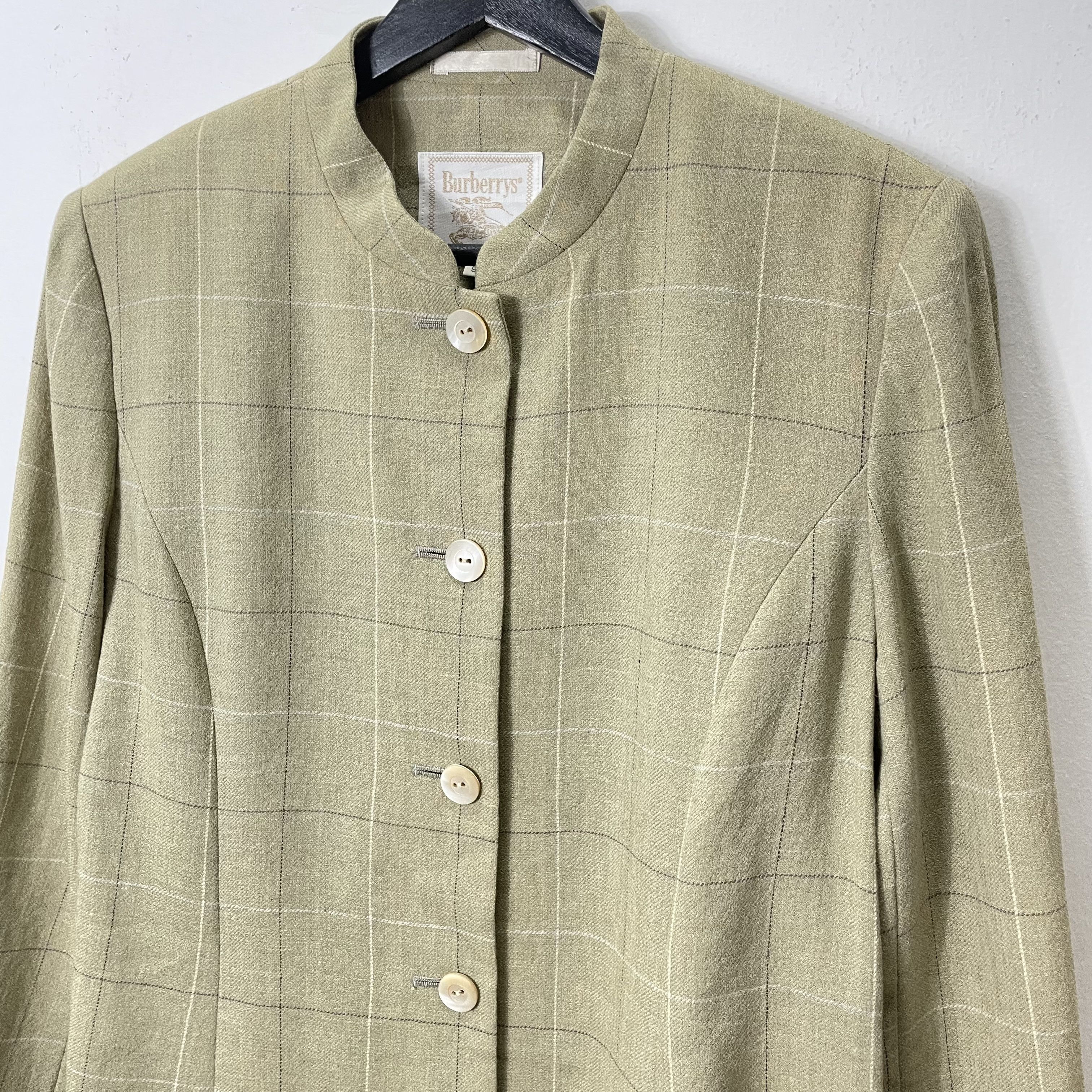 Burberry × Designer ⭐️SALE⭐️ [9] BURBERRY NOVACHECK BUTTON UP BLOUSE Size M / US 6-8 / IT 42-44 - 2 Thumbnail