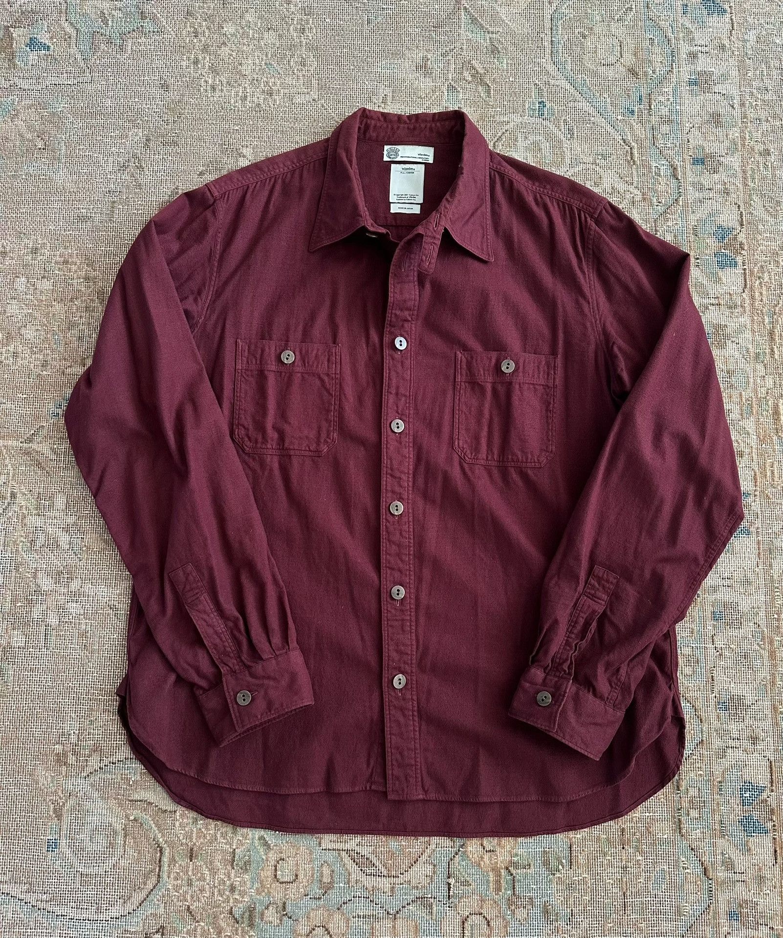 Visvim visvim 16aw 1910 Shirt Giza Flannel Size US L / EU 52-54 / 3 - 1 Thumbnail