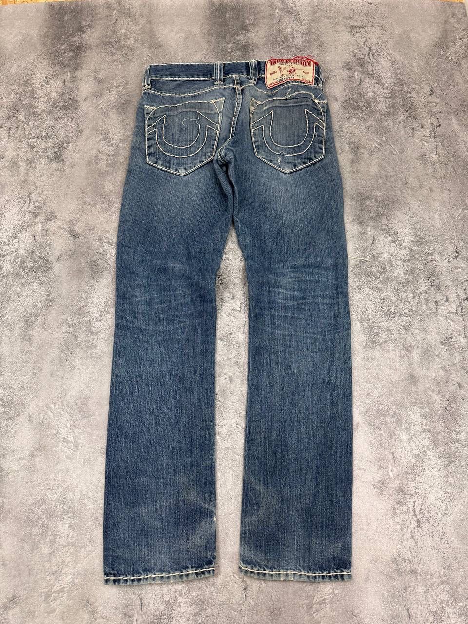 True Religion True Religion MenJeans Blue Distressed Straight Fit Vintage Size US 30 / EU 46 - 8 Thumbnail