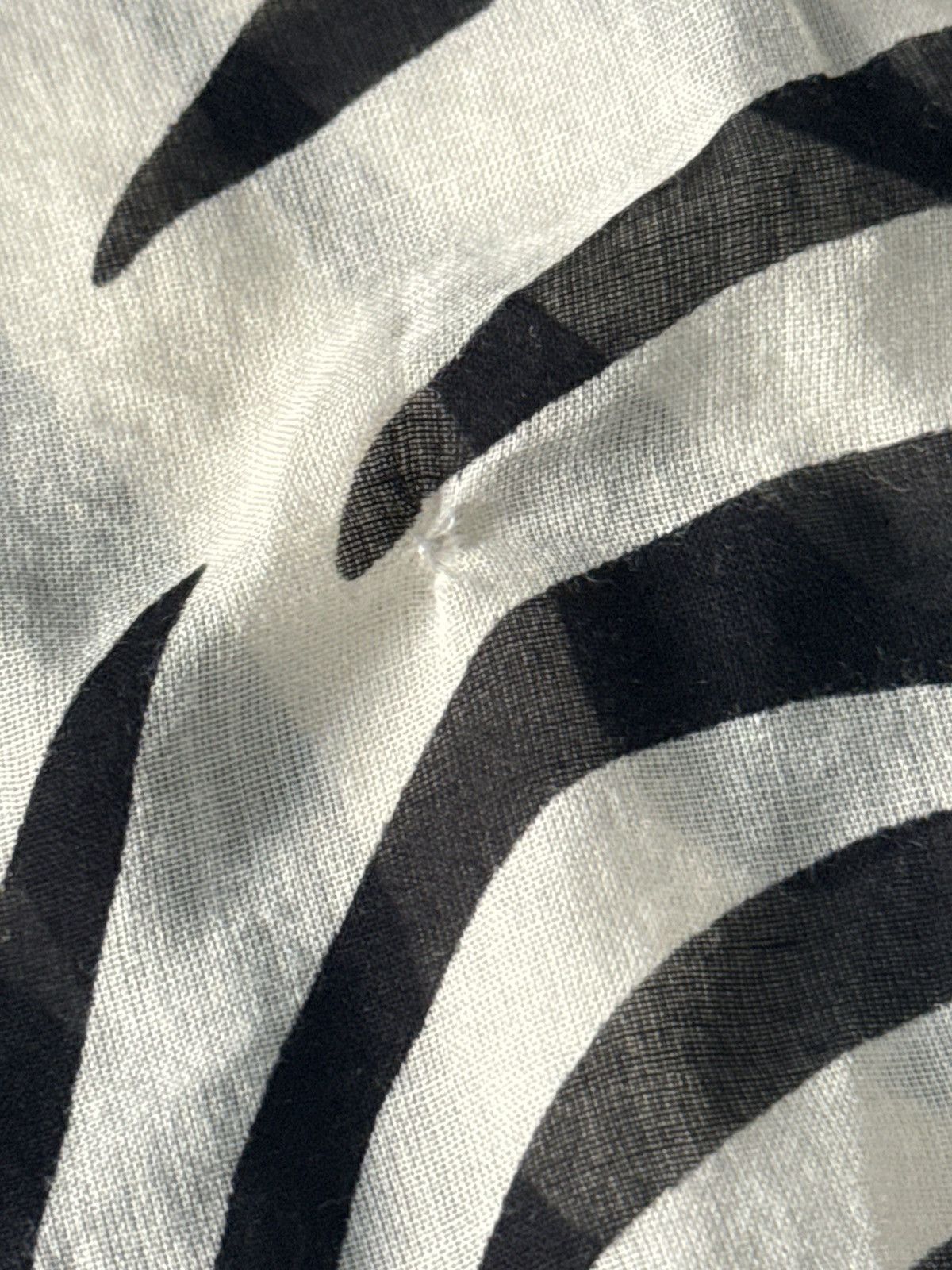 Gucci by Tom Ford S/S 1996 Zebra Print Sheer Blouse